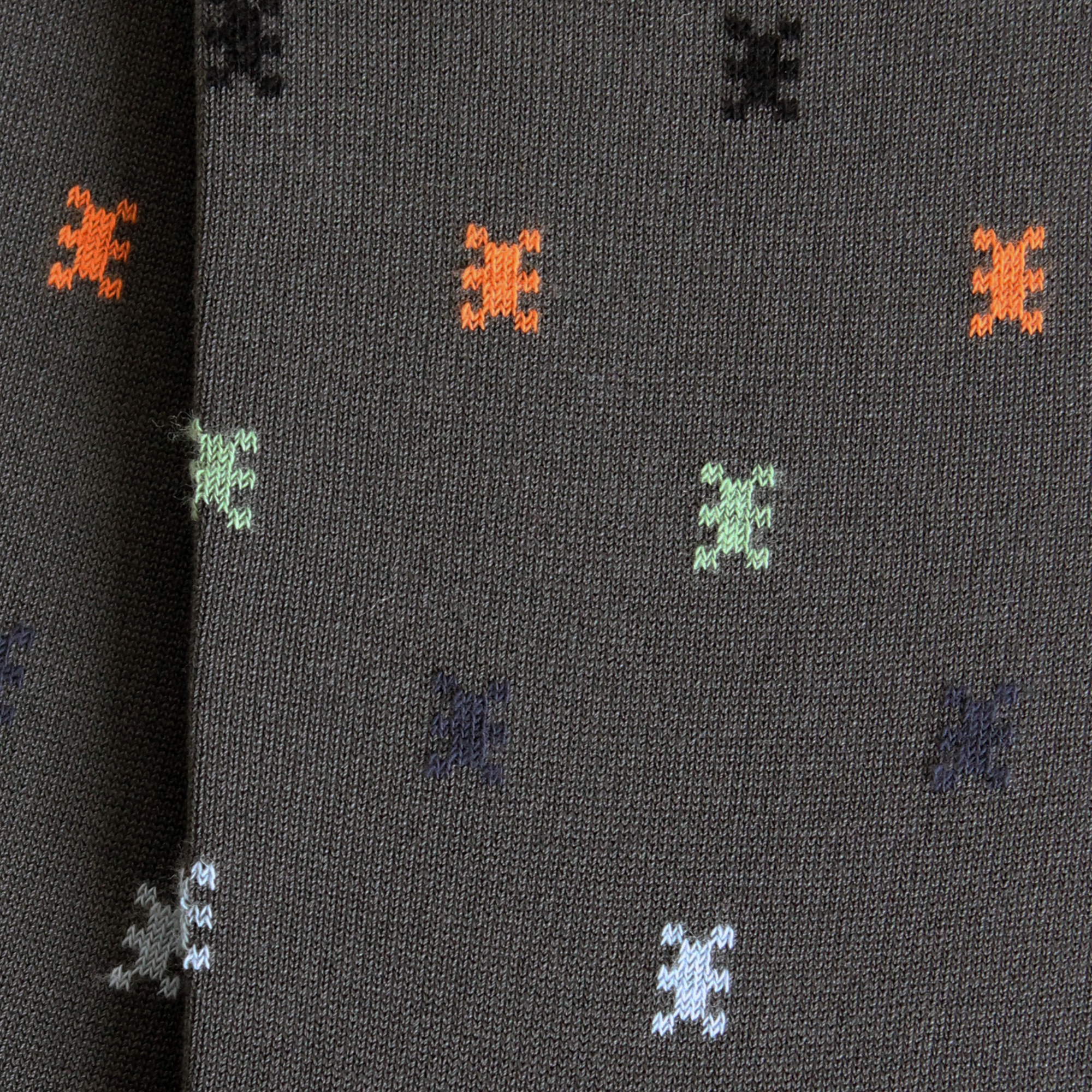 Chaussettes en fil d'écosse Gris - Semis coloré