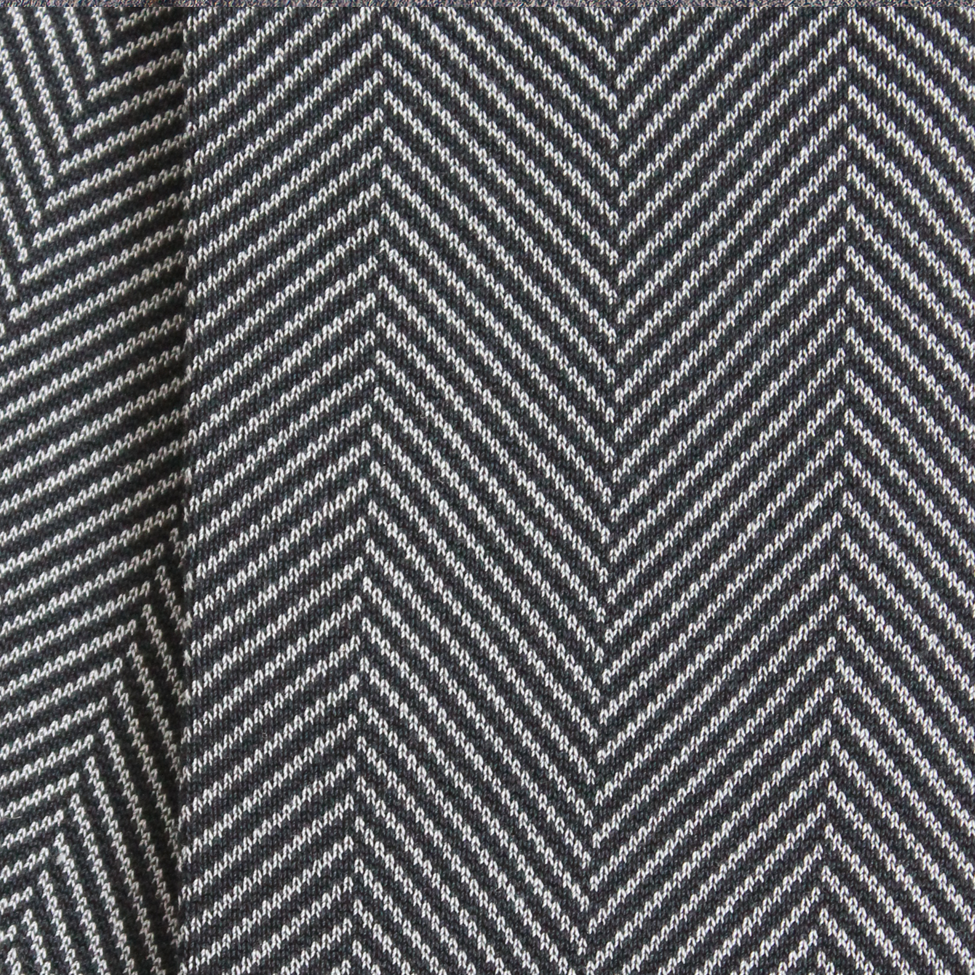 Chaussettes en fil d'écosse Marine - Chevrons