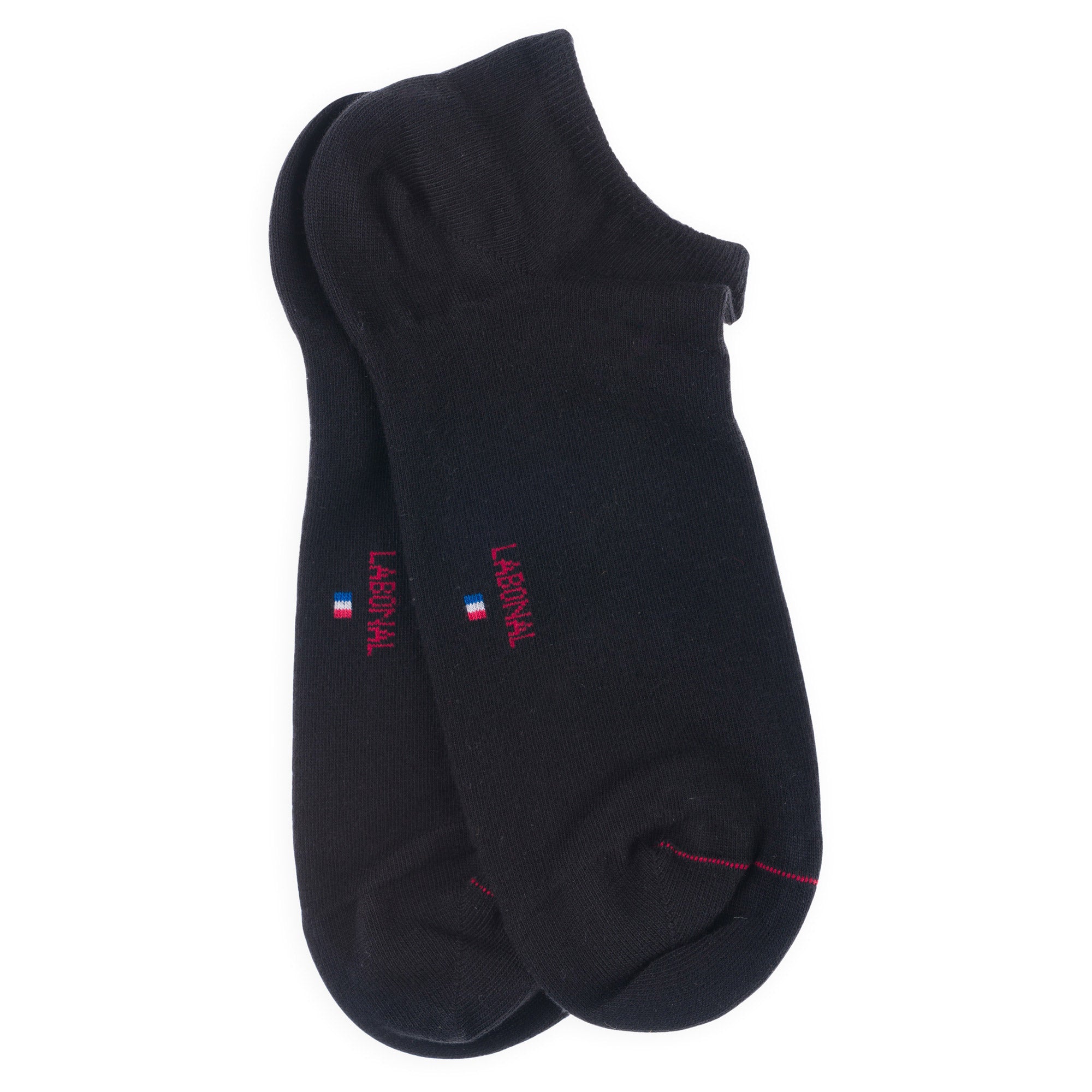 Mini-socquettes en coton Noir - Unies jersey