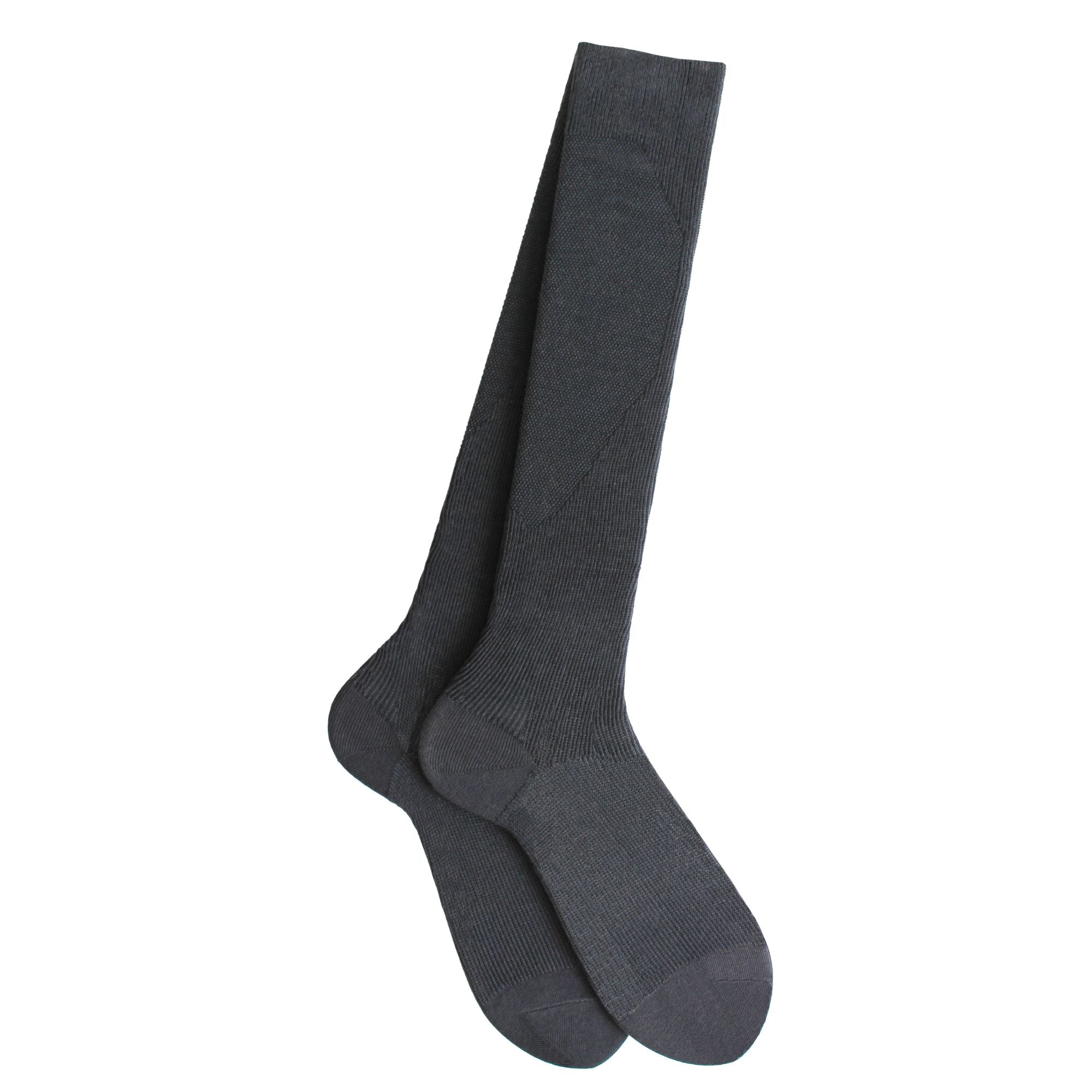 Chaussettes de contention en coton Anthracite
