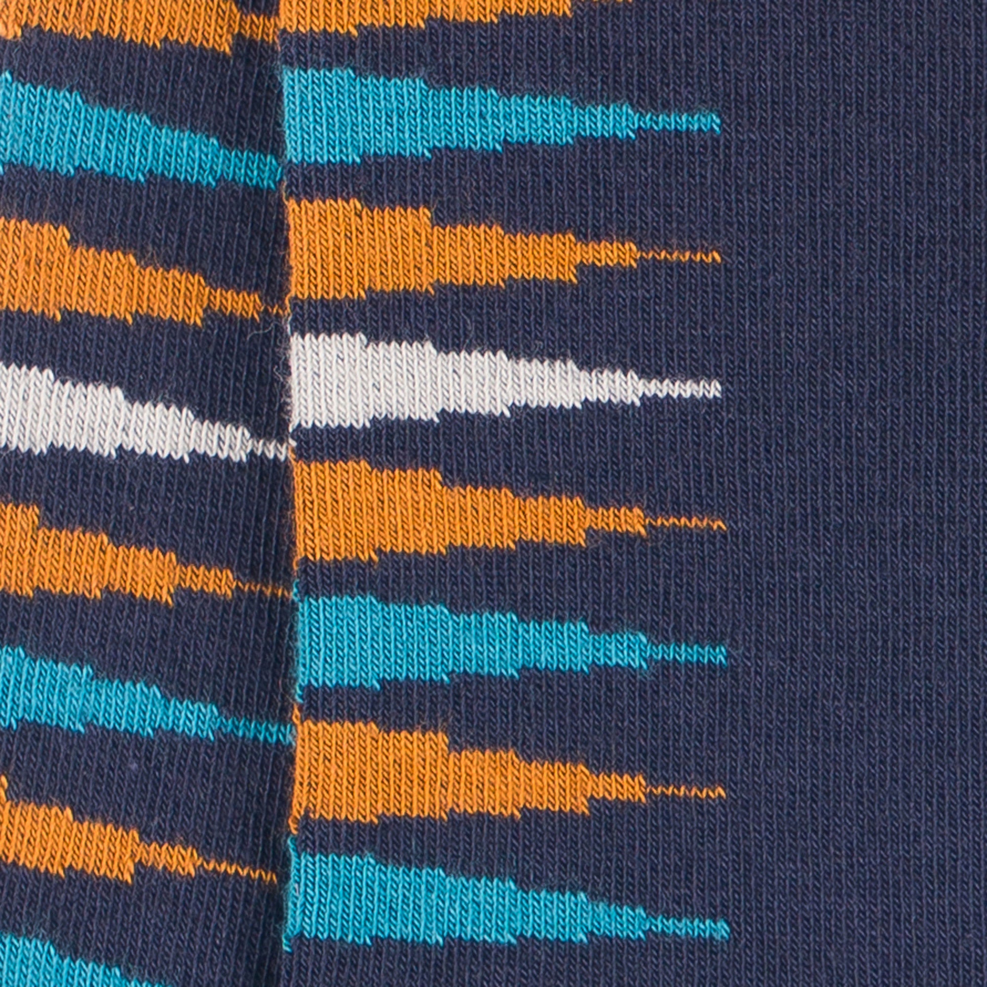 Chaussettes en coton Marine - Motifs backgammon