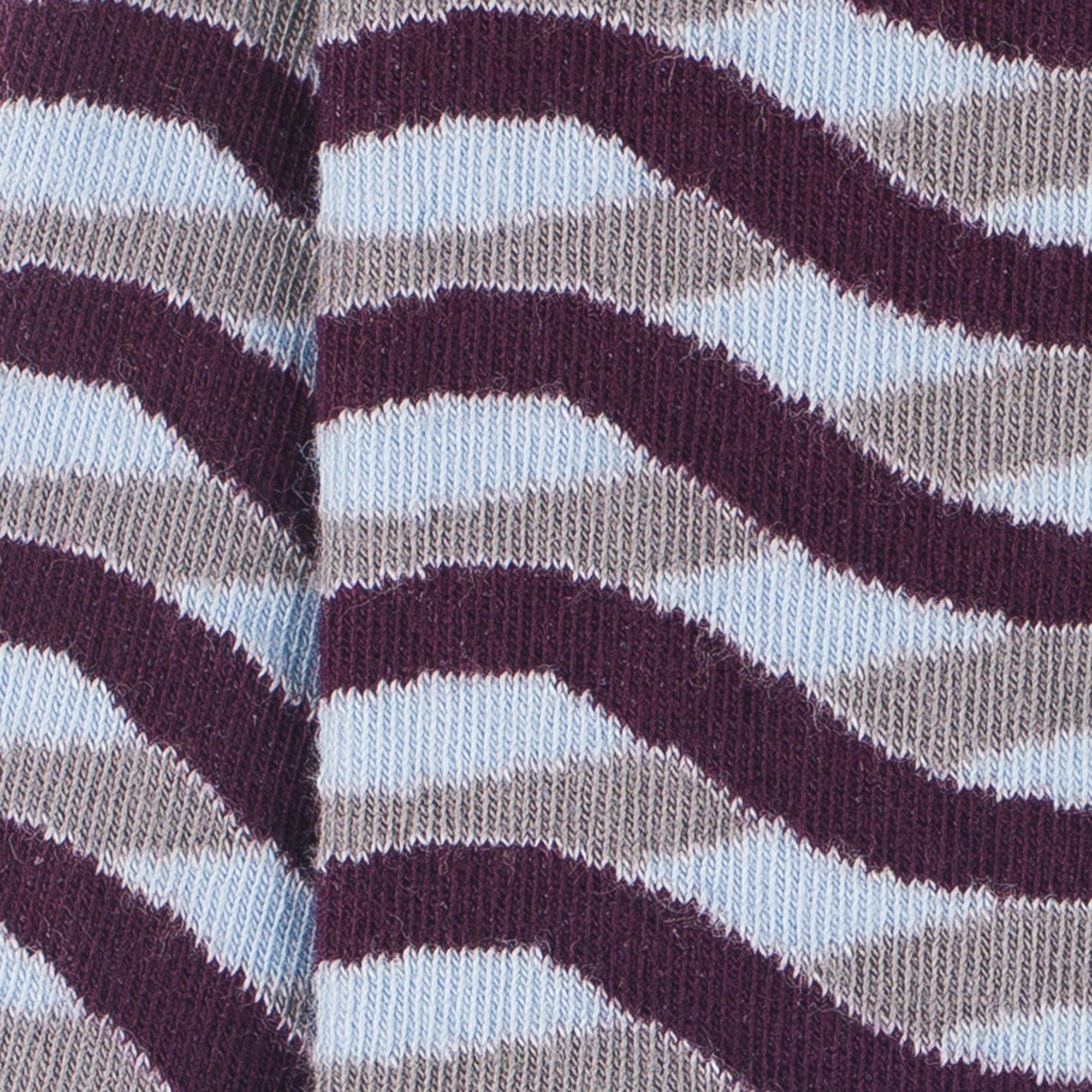 Chaussettes en coton Gris ardoise - Motifs cordages