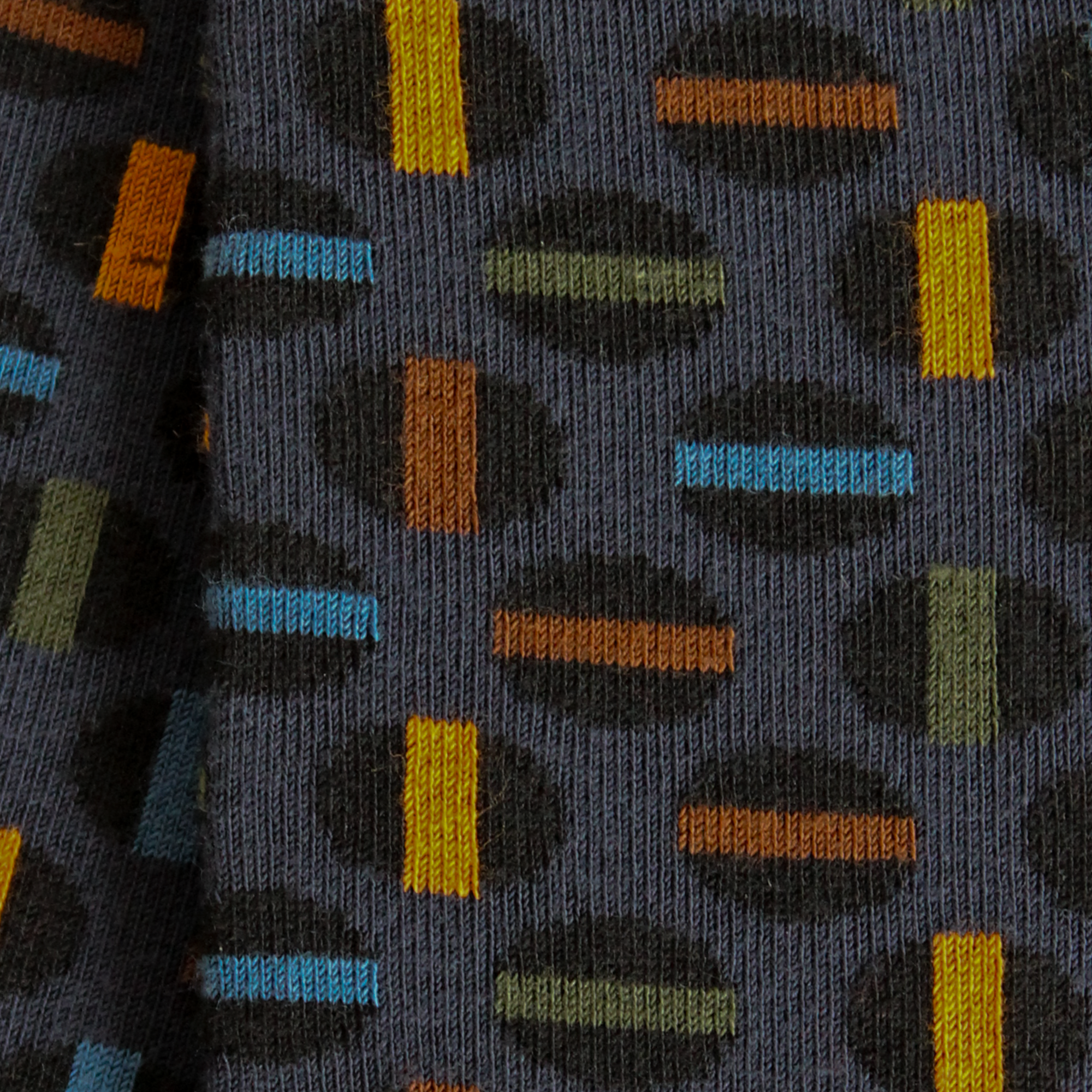 Chaussettes en coton Marine - Pois graphiques