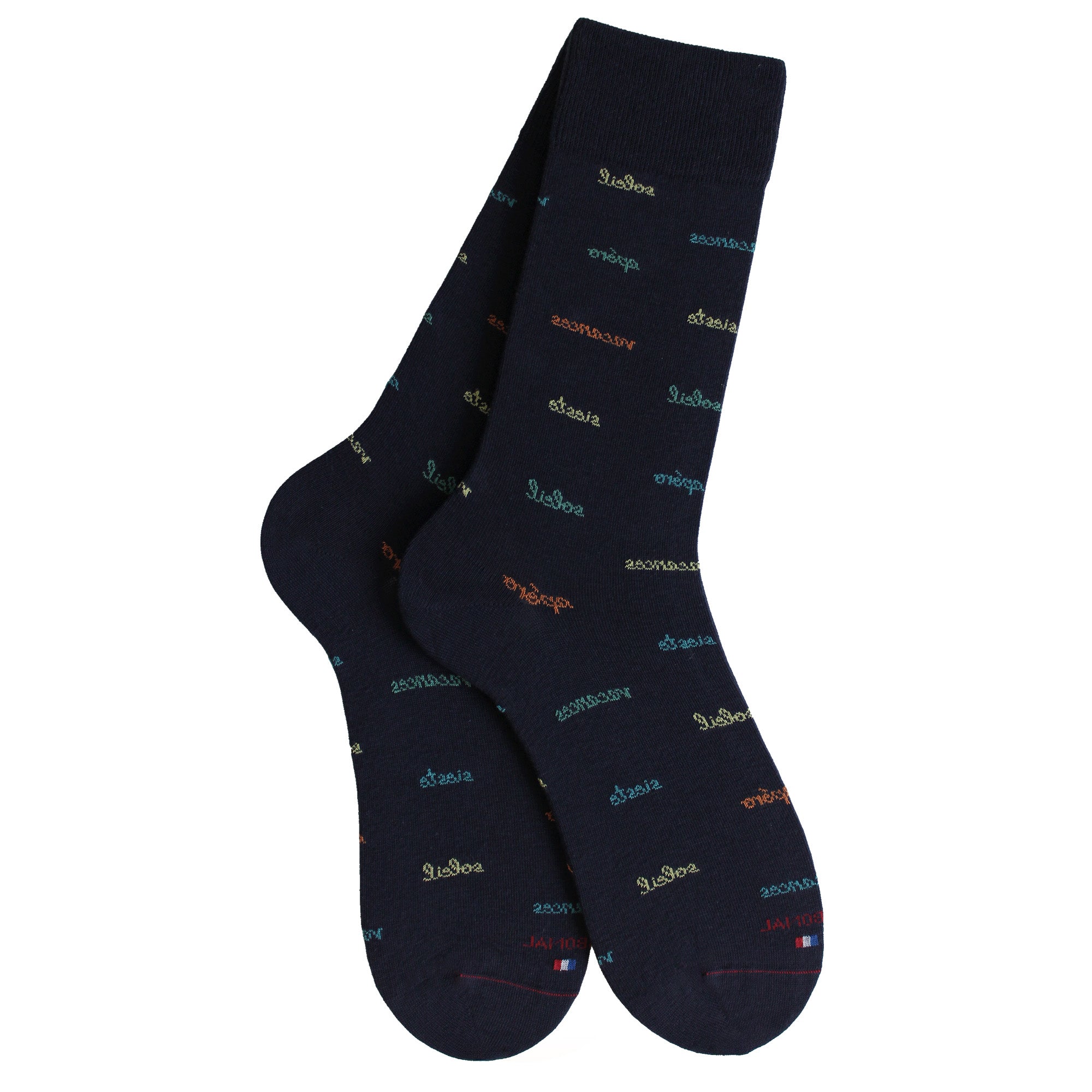 Chaussettes en coton Marine - Vacances