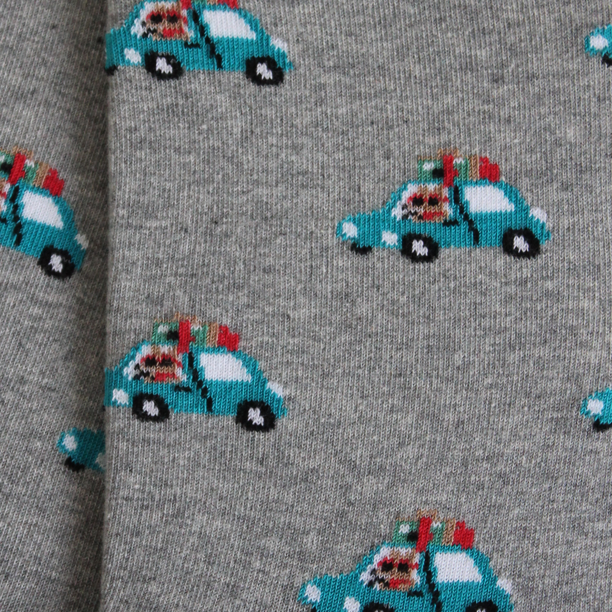 Chaussettes en coton Gris chiné - Voitures