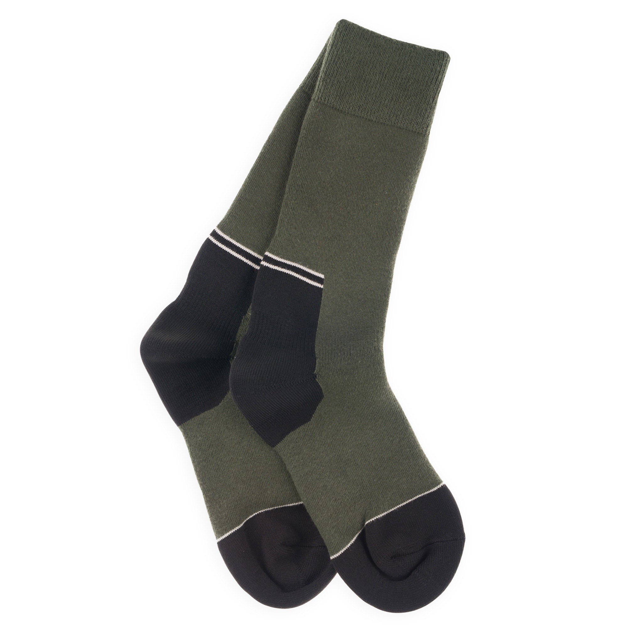 Chaussettes unies en coton et laine mérinos Noir Chaussettes unies en coton et laine mérinos Noir