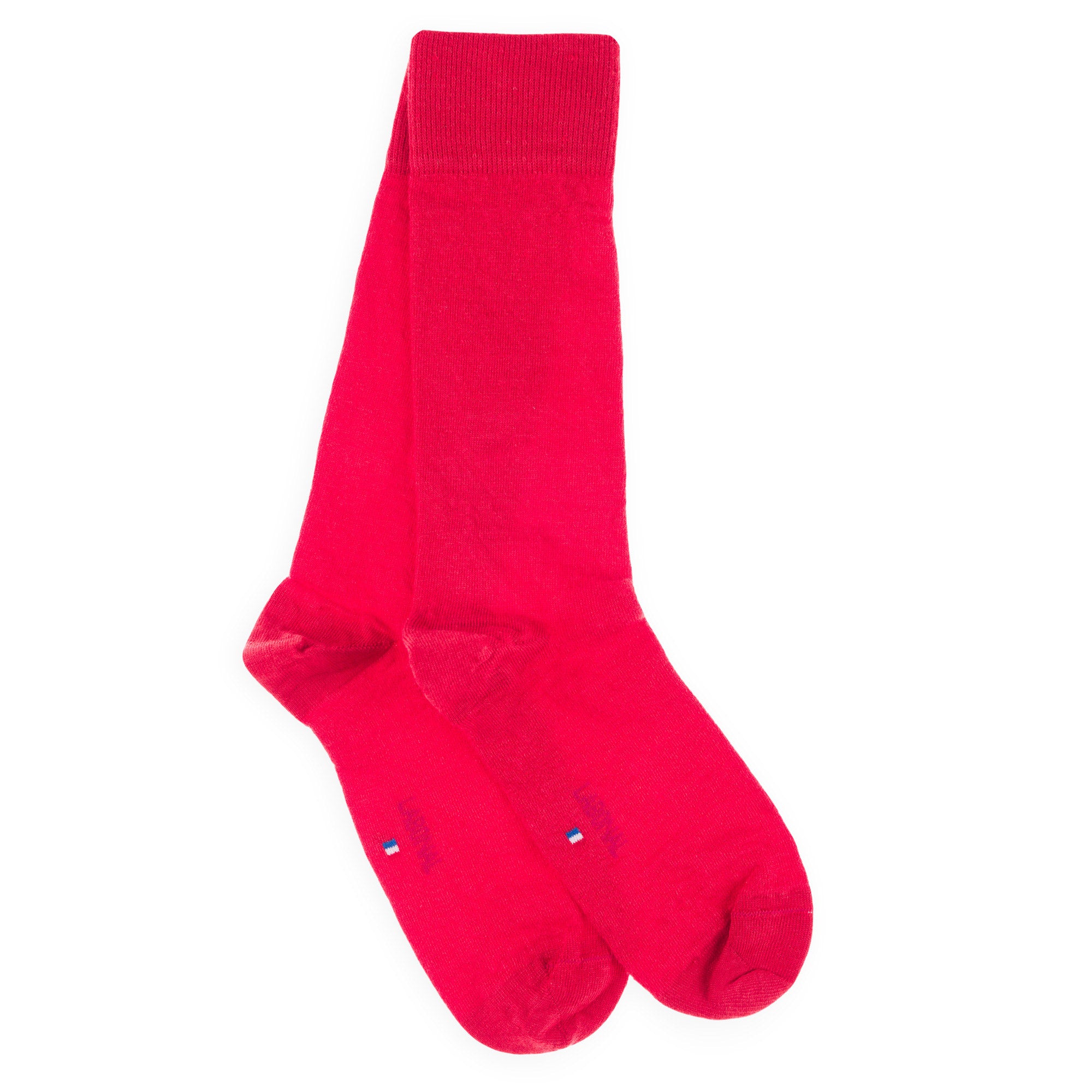 Chaussettes en lin Rouge - Unies jersey