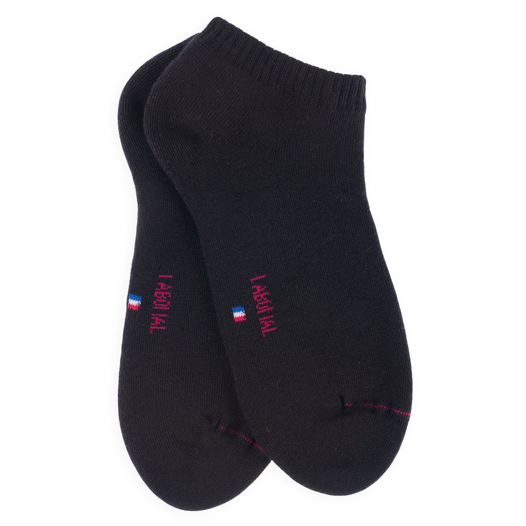 Mini-socquettes sport en coton Noir - Unies