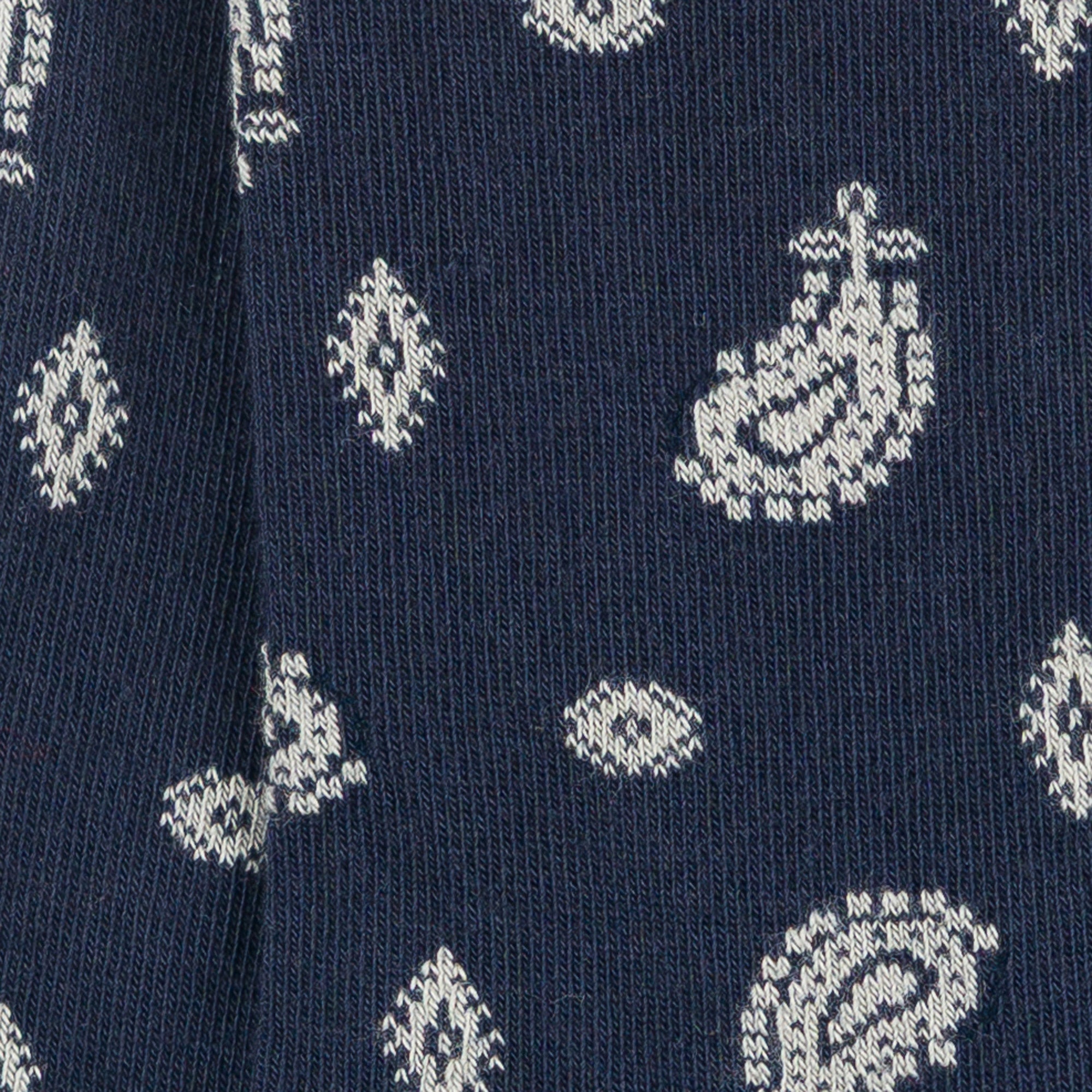 Chaussettes en coton Marine - Motifs bandana