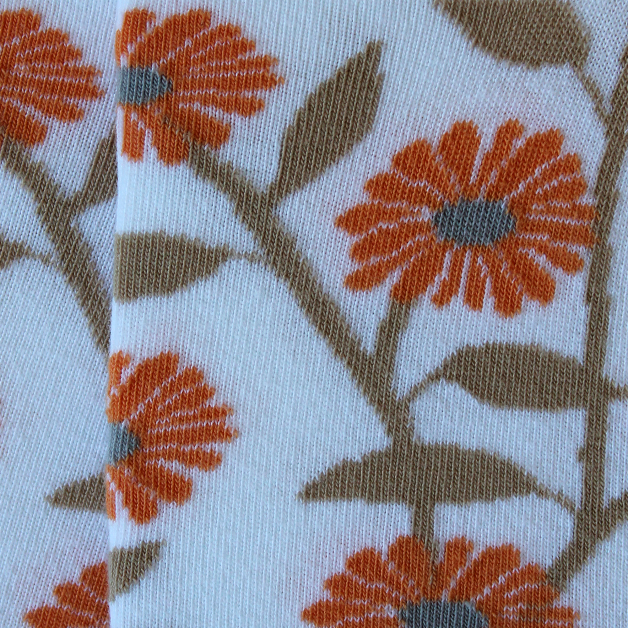 Mini-socquettes en coton Blanc - Tournesols