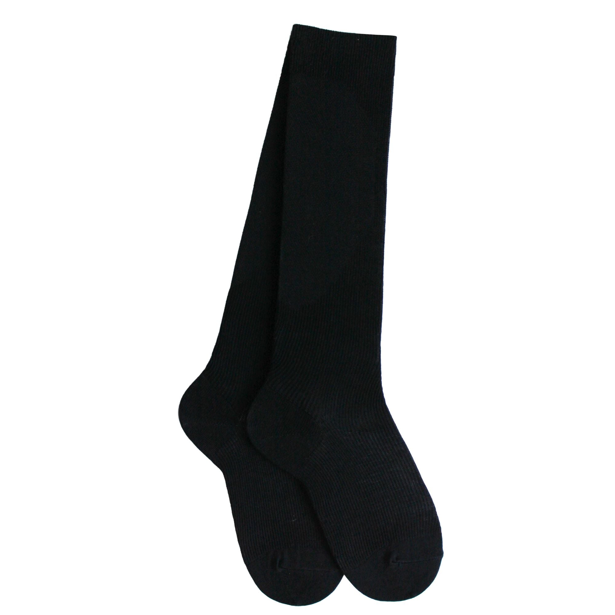 Chaussettes de contention en coton Noir
