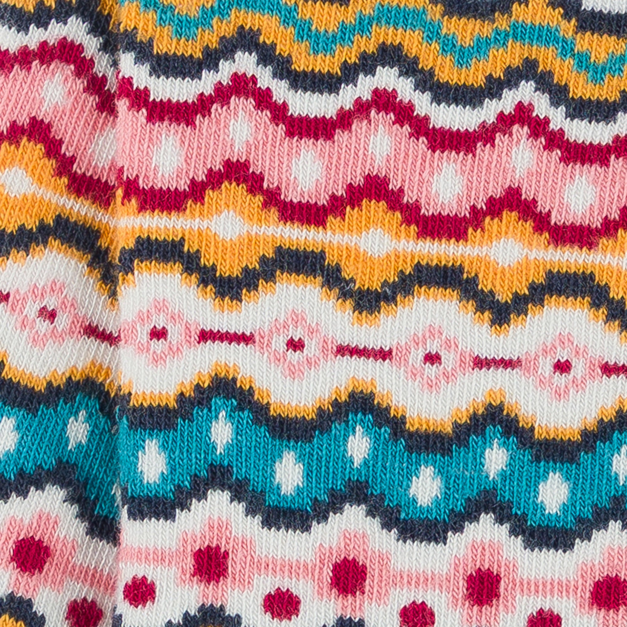 Chaussettes en viscose et soie Ecru - Style norvégien