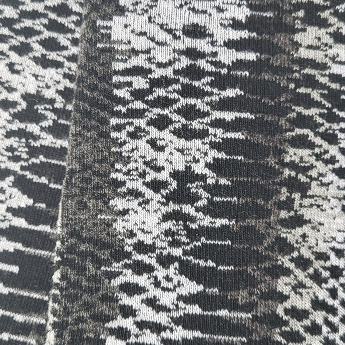 Mi-bas noir motif serpent