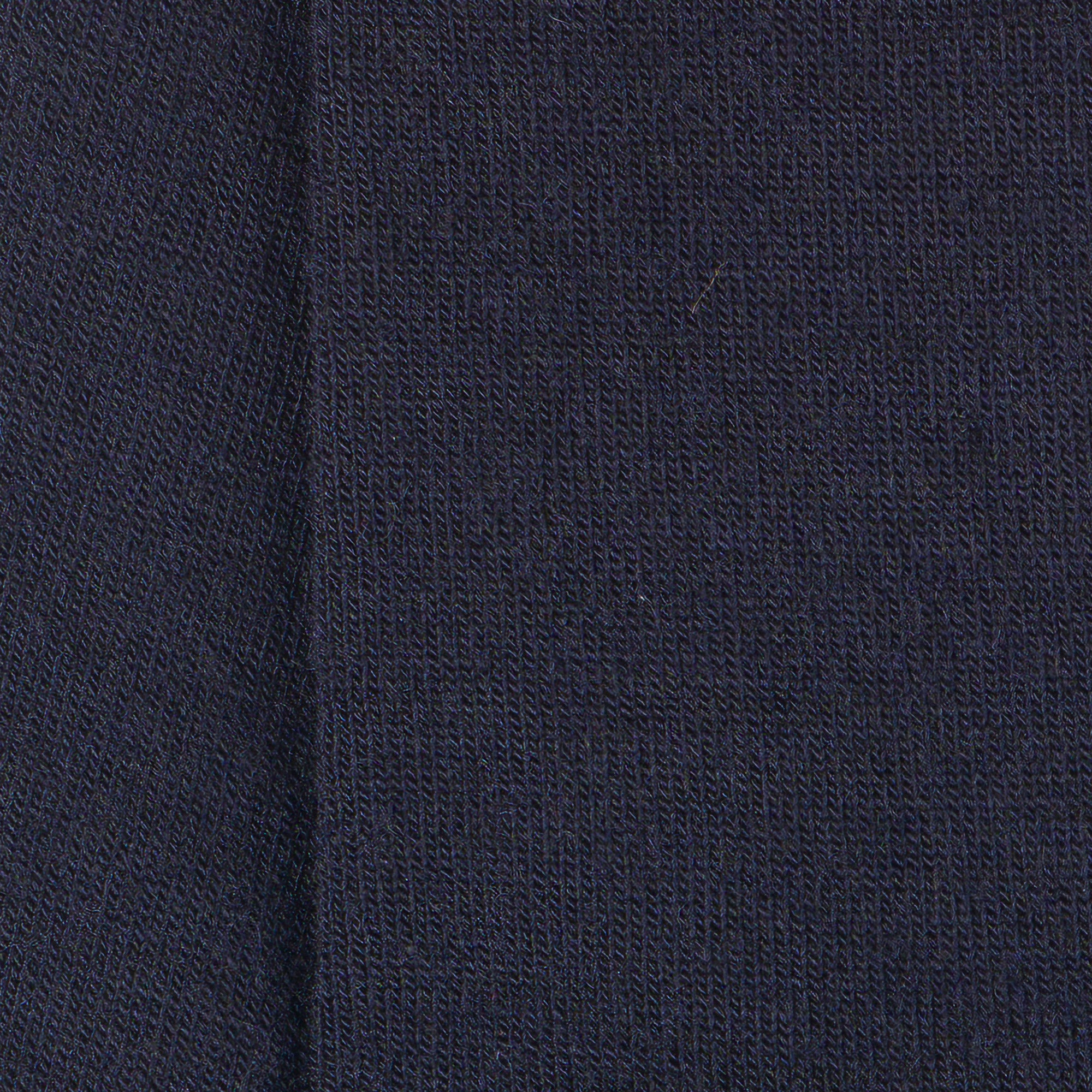 Chaussettes Unies jersey laine mérinos et intérieur coton Marine