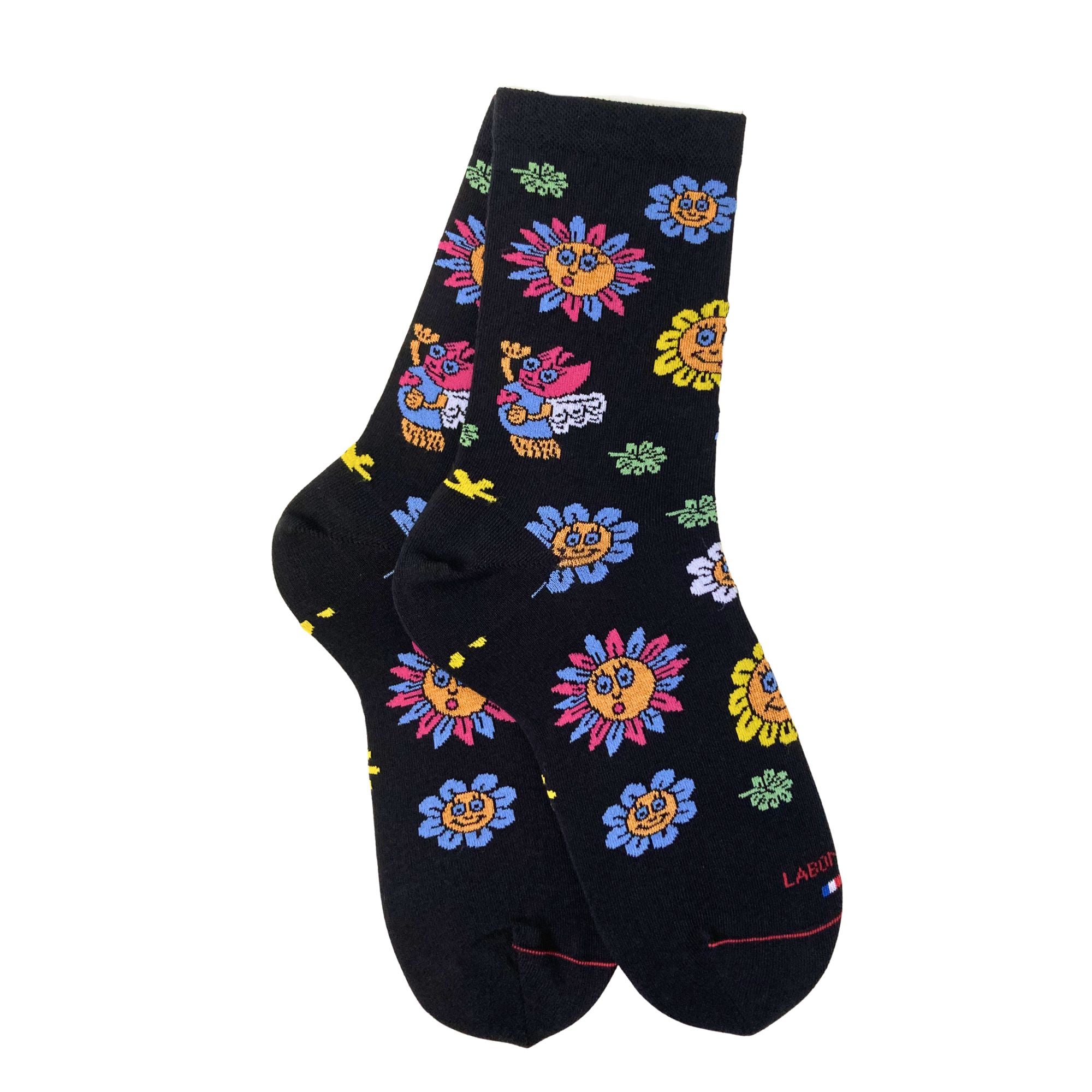 Chaussettes Fleurs Ligier - coton