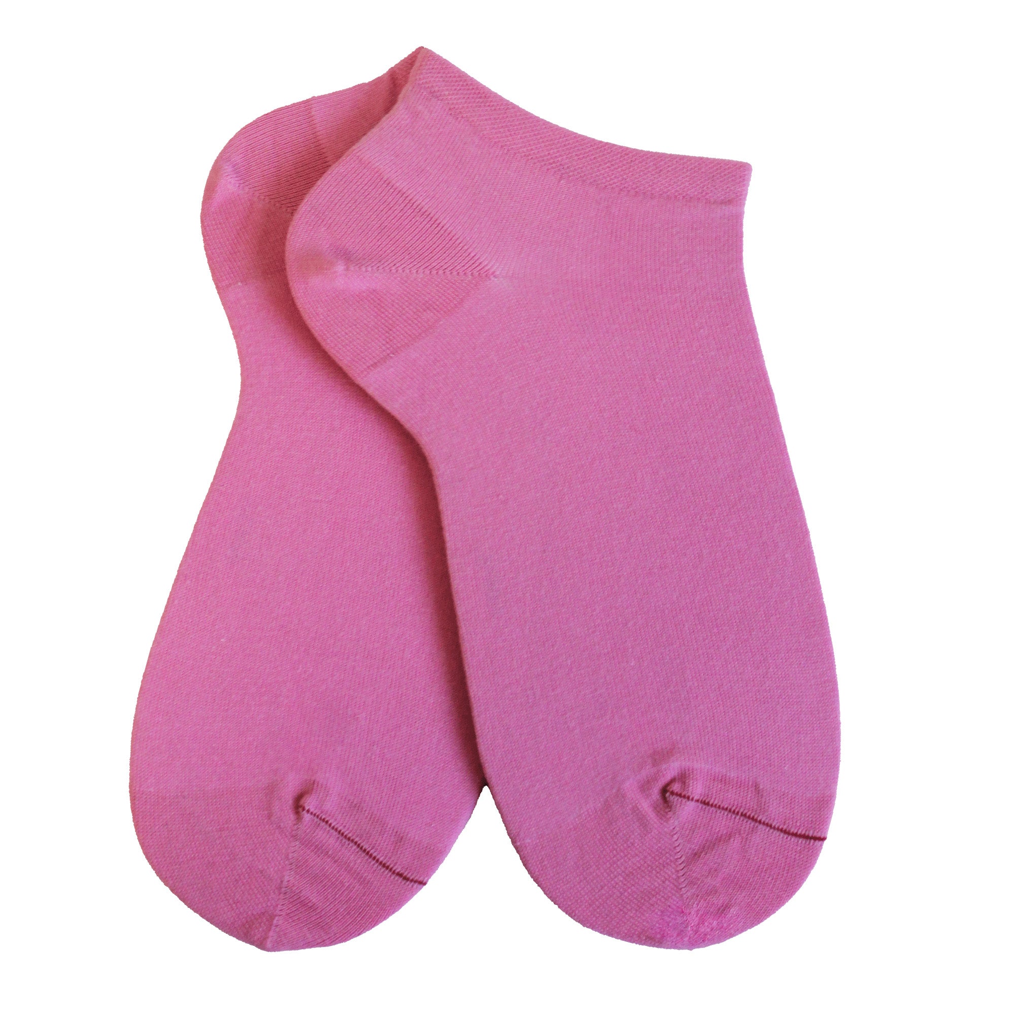 Mini-socquettes en coton rose bonbon - Unies jersey