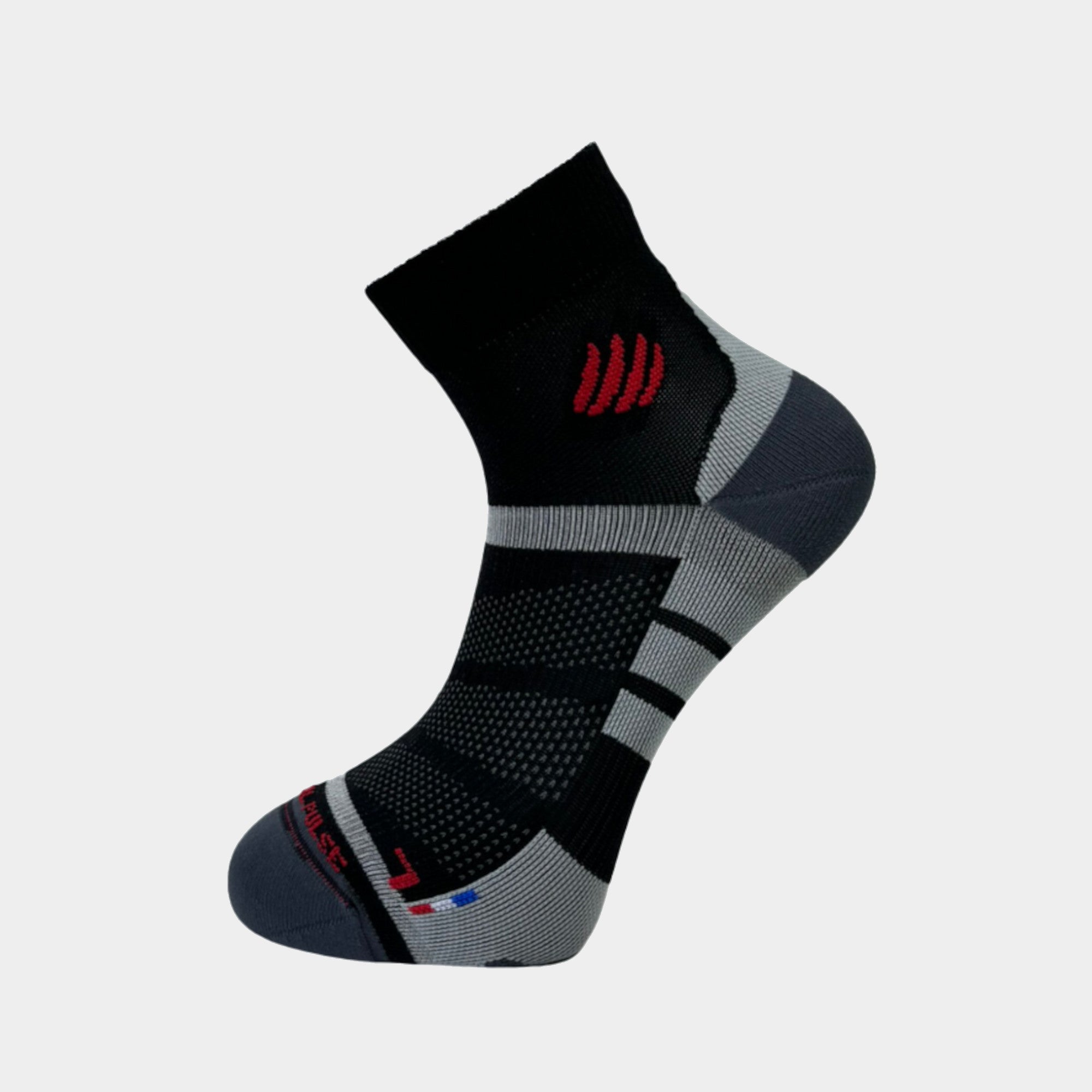 Socquettes Pulse Running - Noir