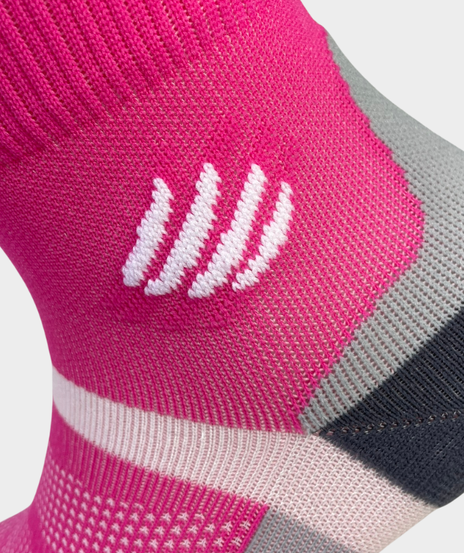 Socquettes Pulse Running - Rose