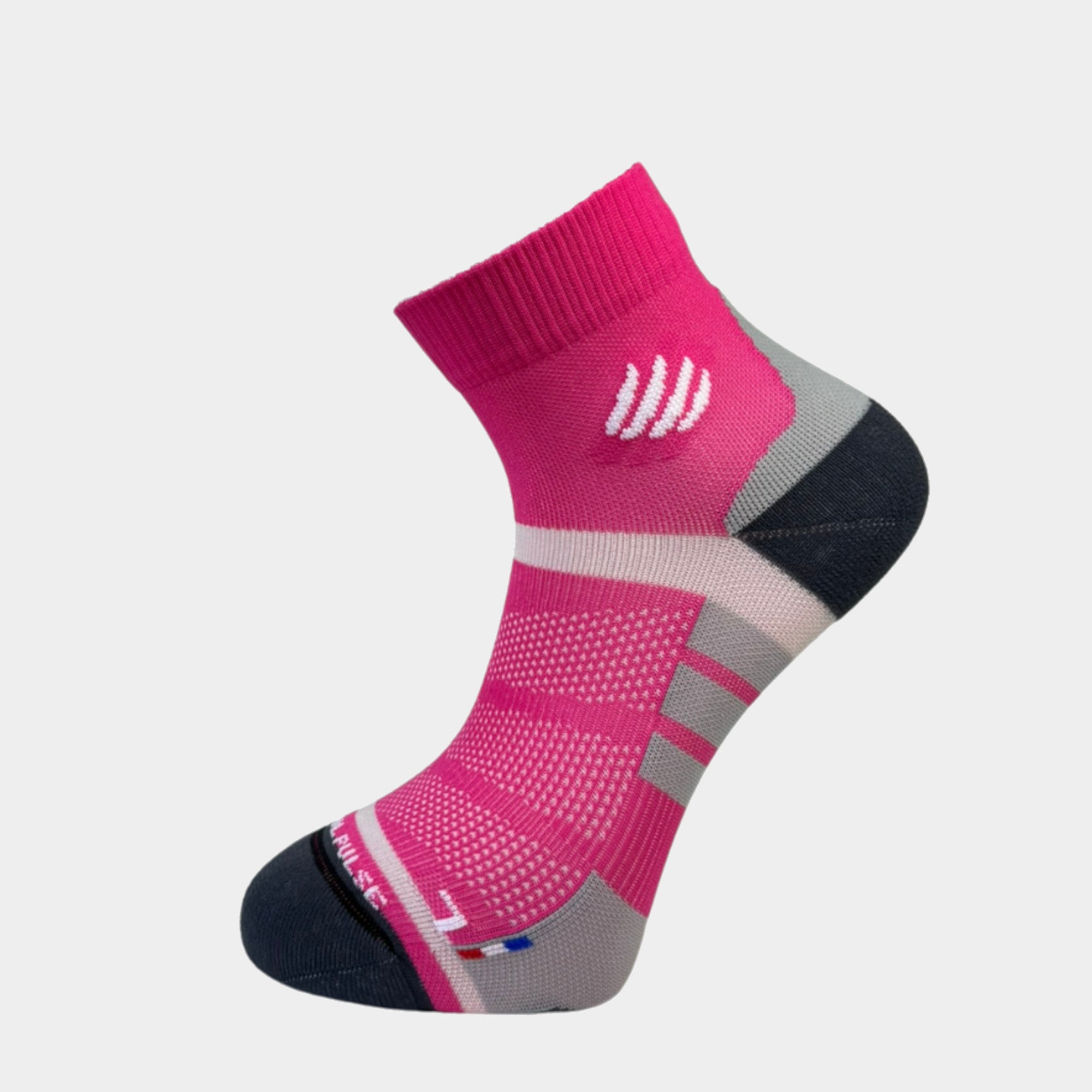 Socquettes Pulse Running - Rose