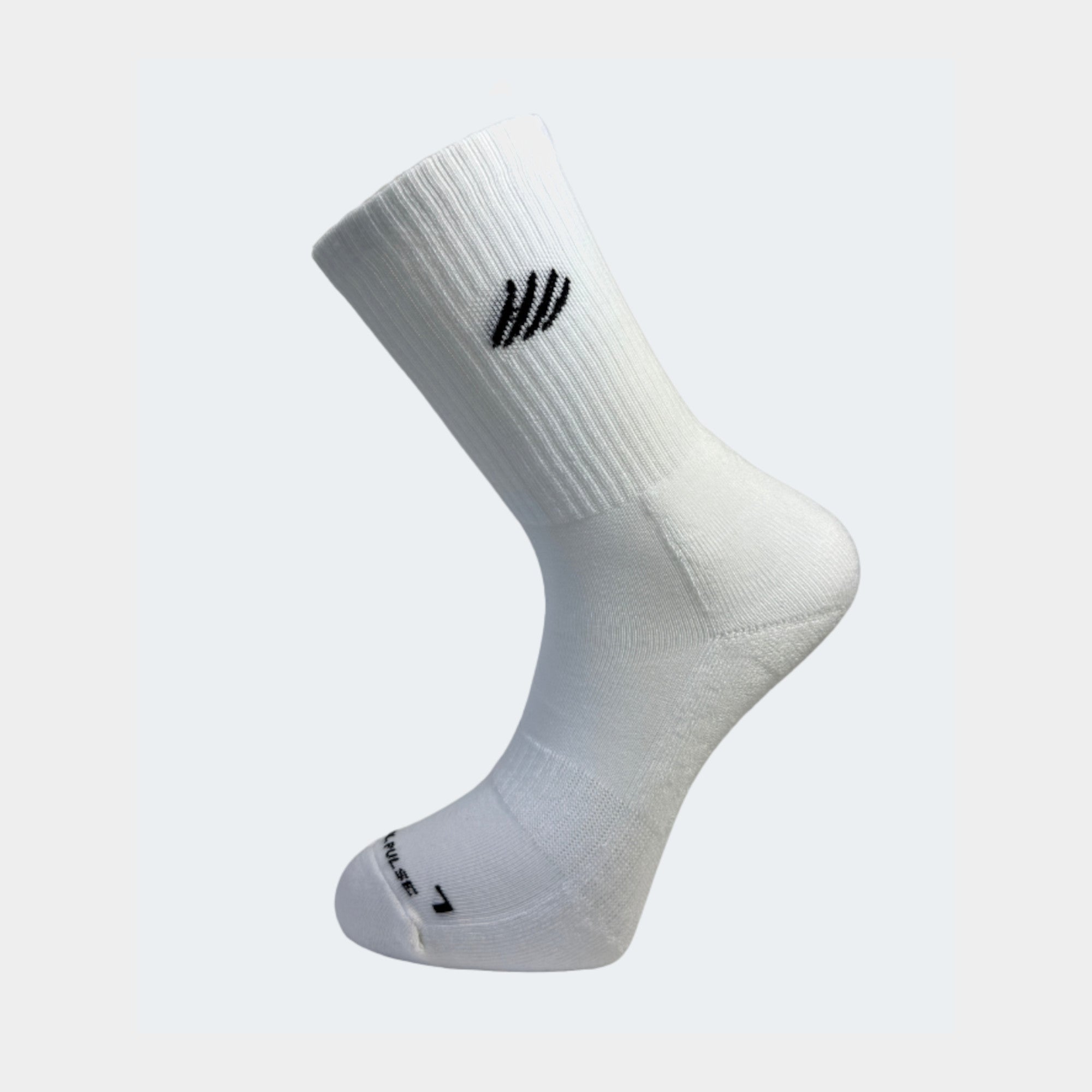 Chaussettes de sport Pulse Lifestyle Coton - Blanc & Noir