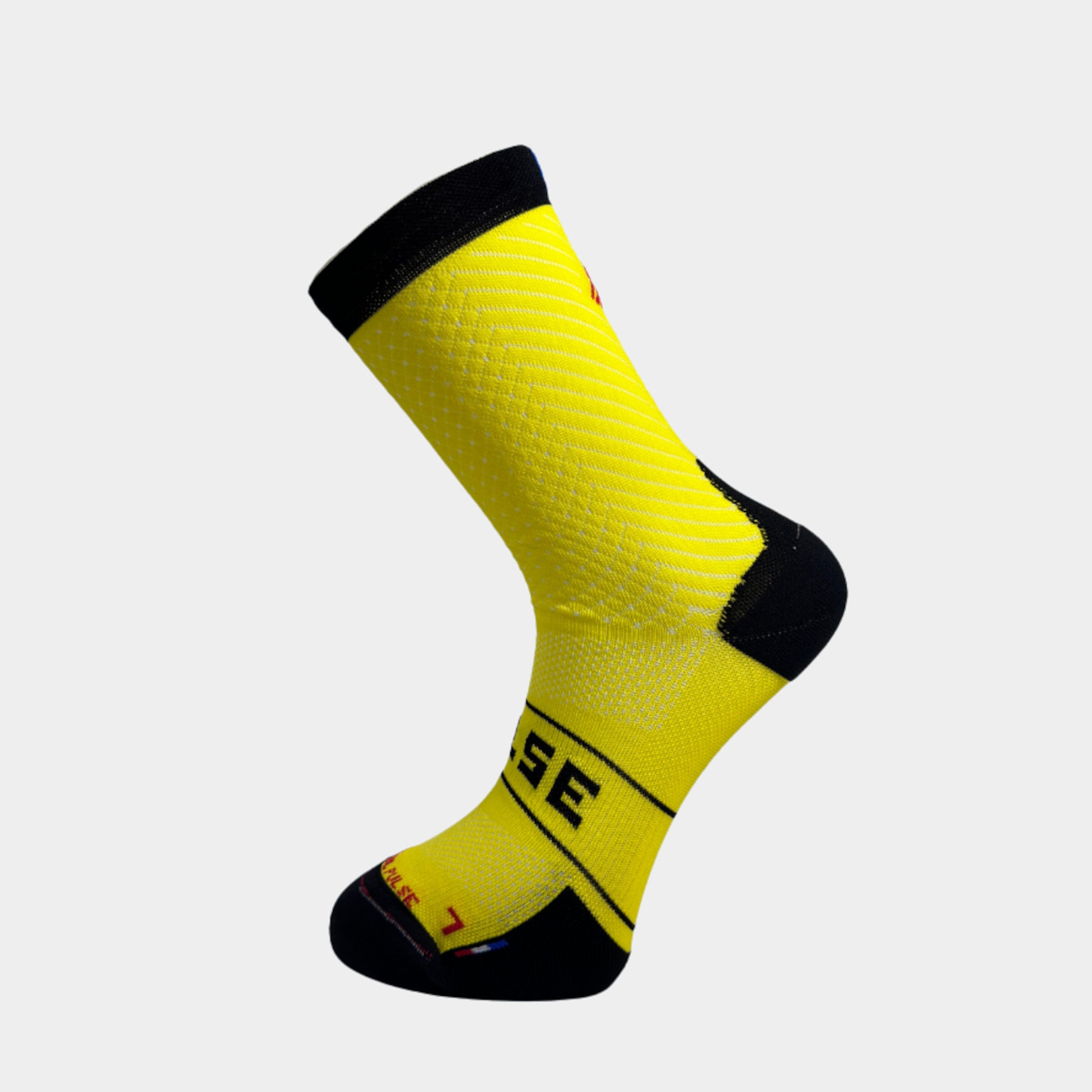 Chaussettes Pulse cyclisme Jaune