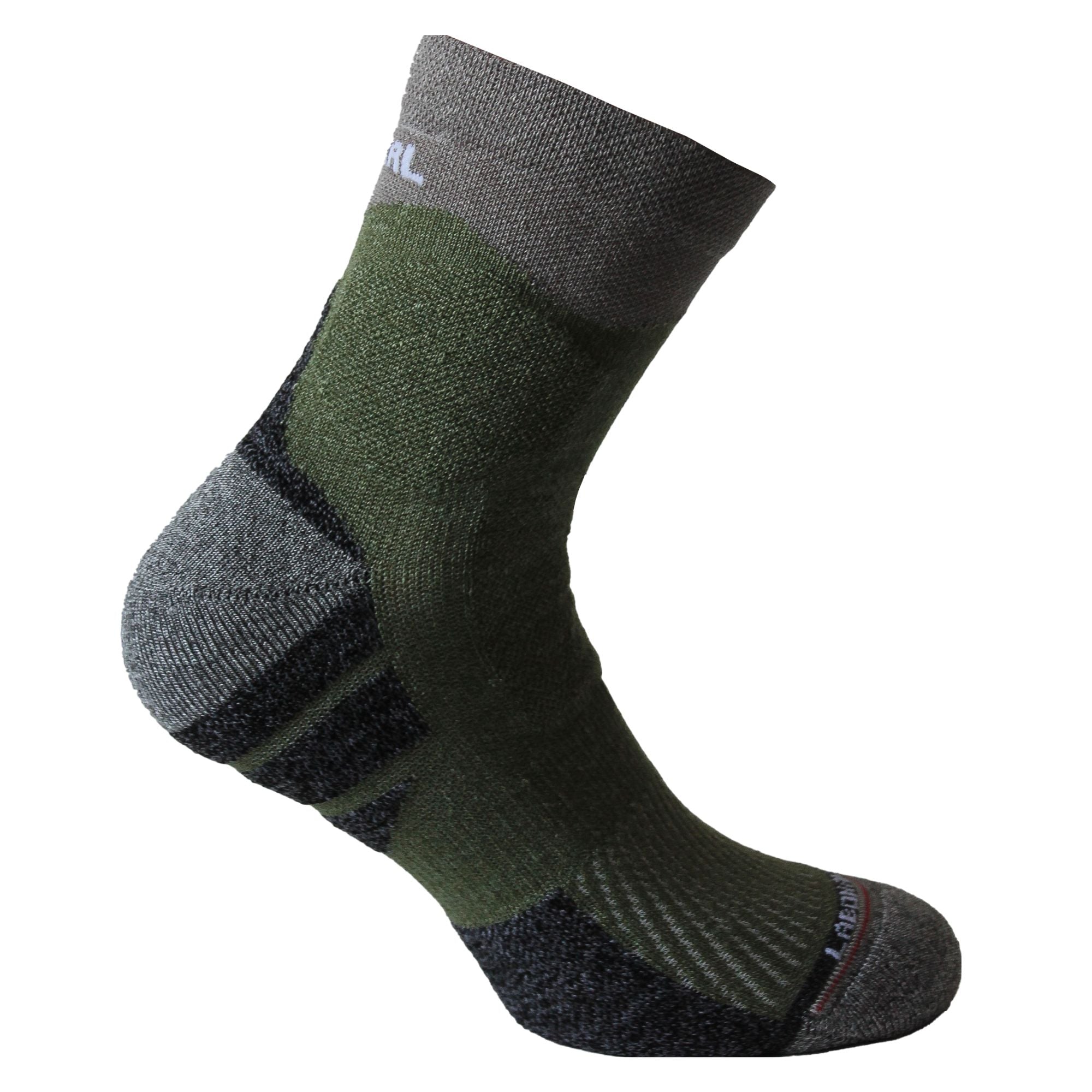 Socquettes Randonnée PULSE Lin Tencel Vert