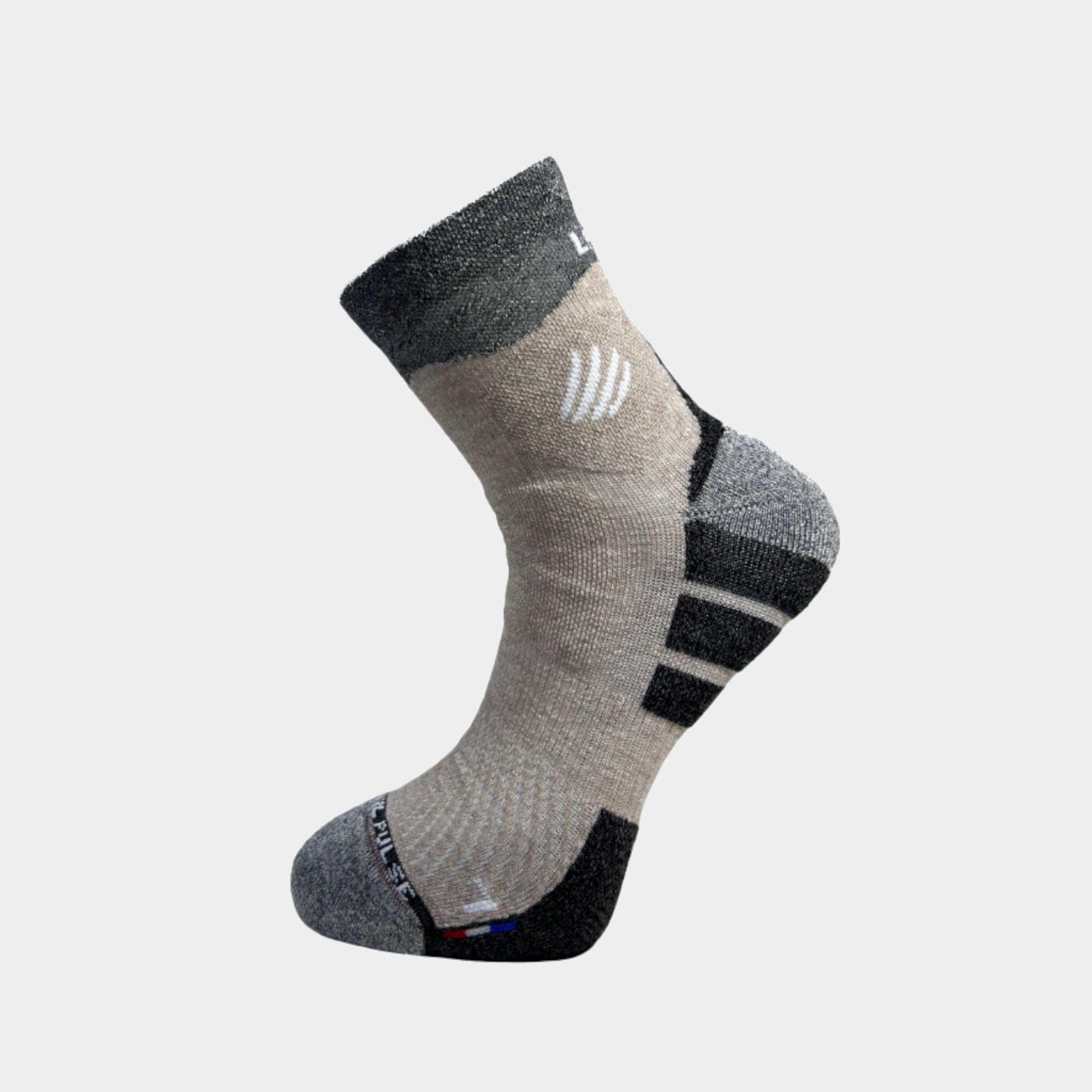 Socquette Randonnée PULSE Lin Tencel Beige