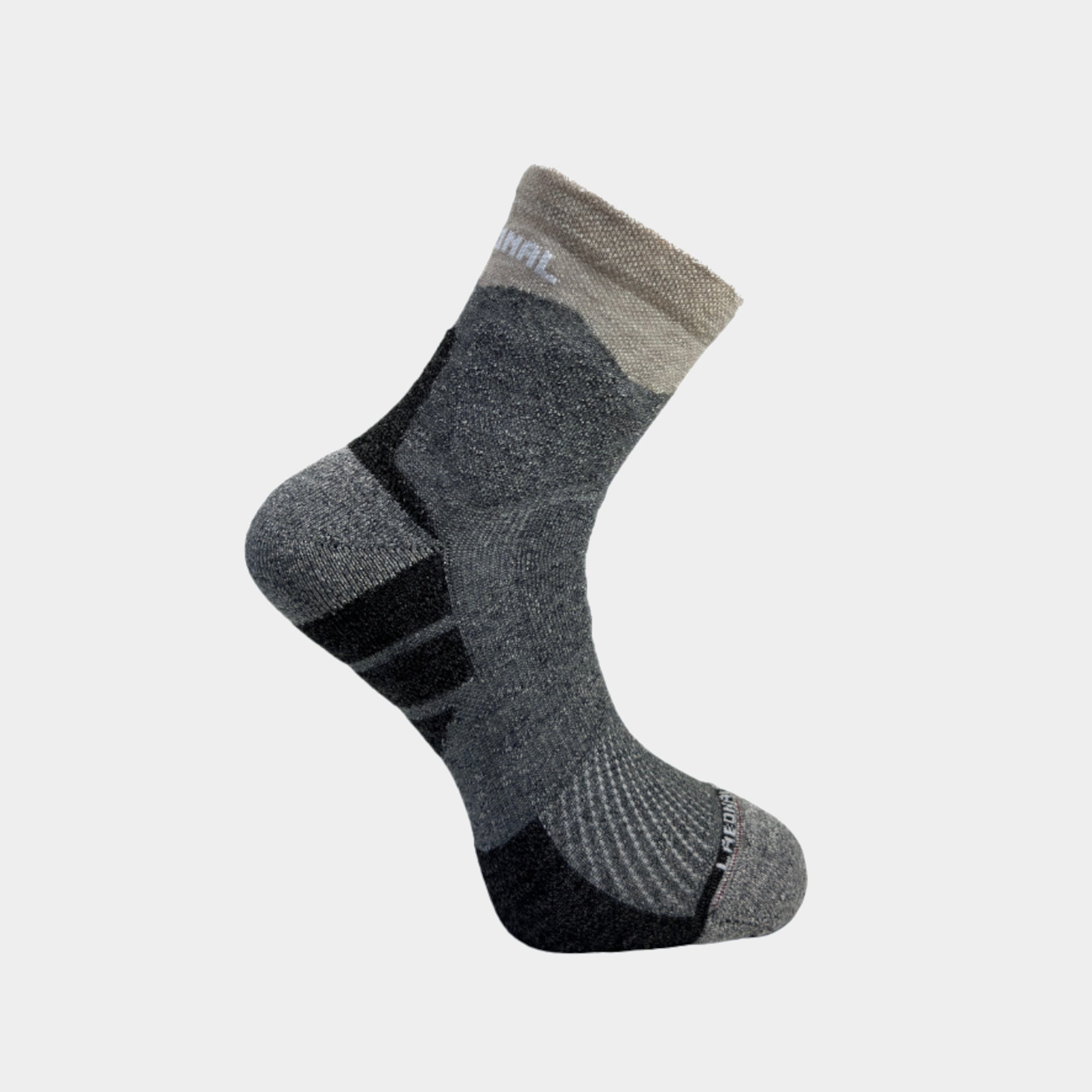 Socquette Randonnée PULSE Lin Tencel Noir