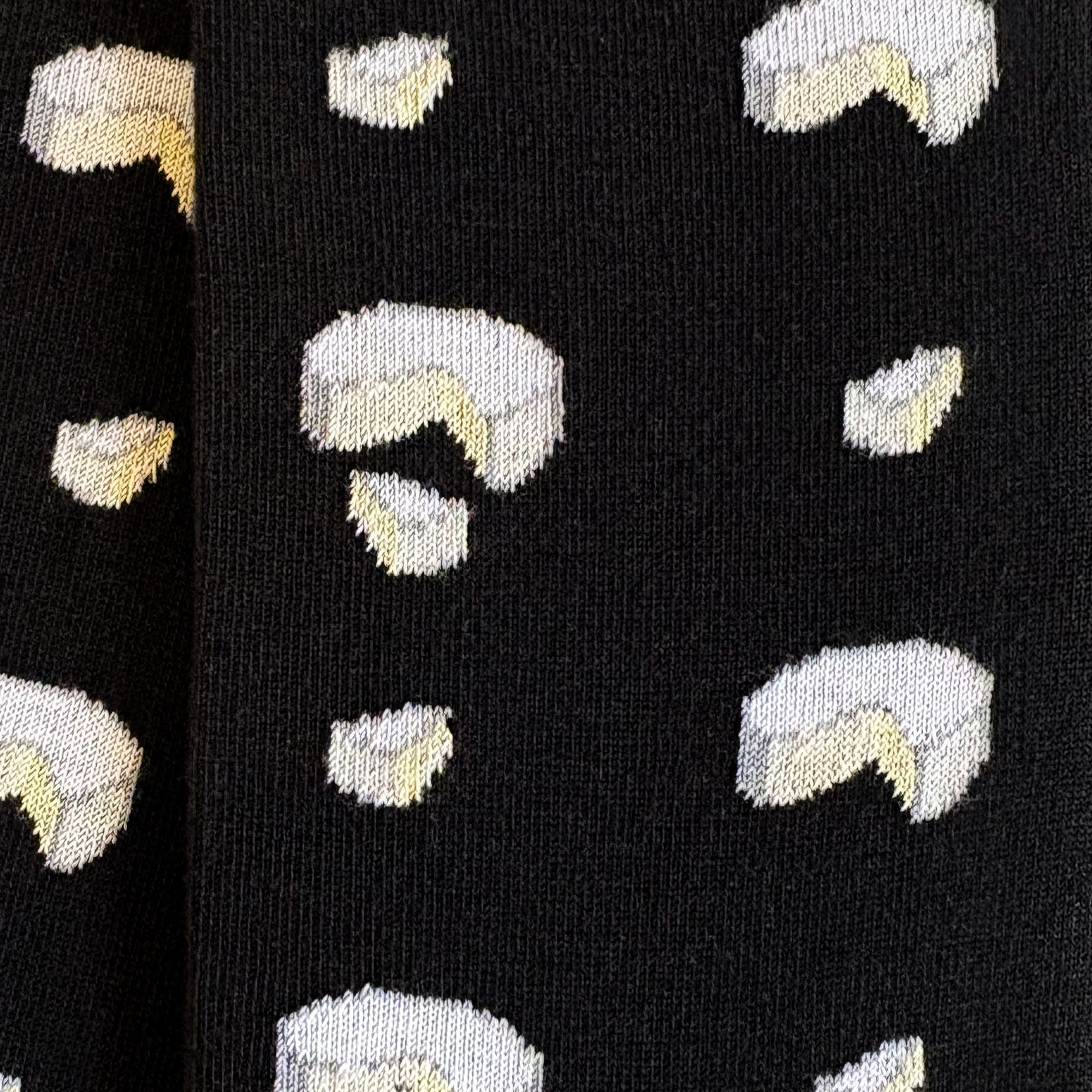 Chaussettes coton noir camembert femme