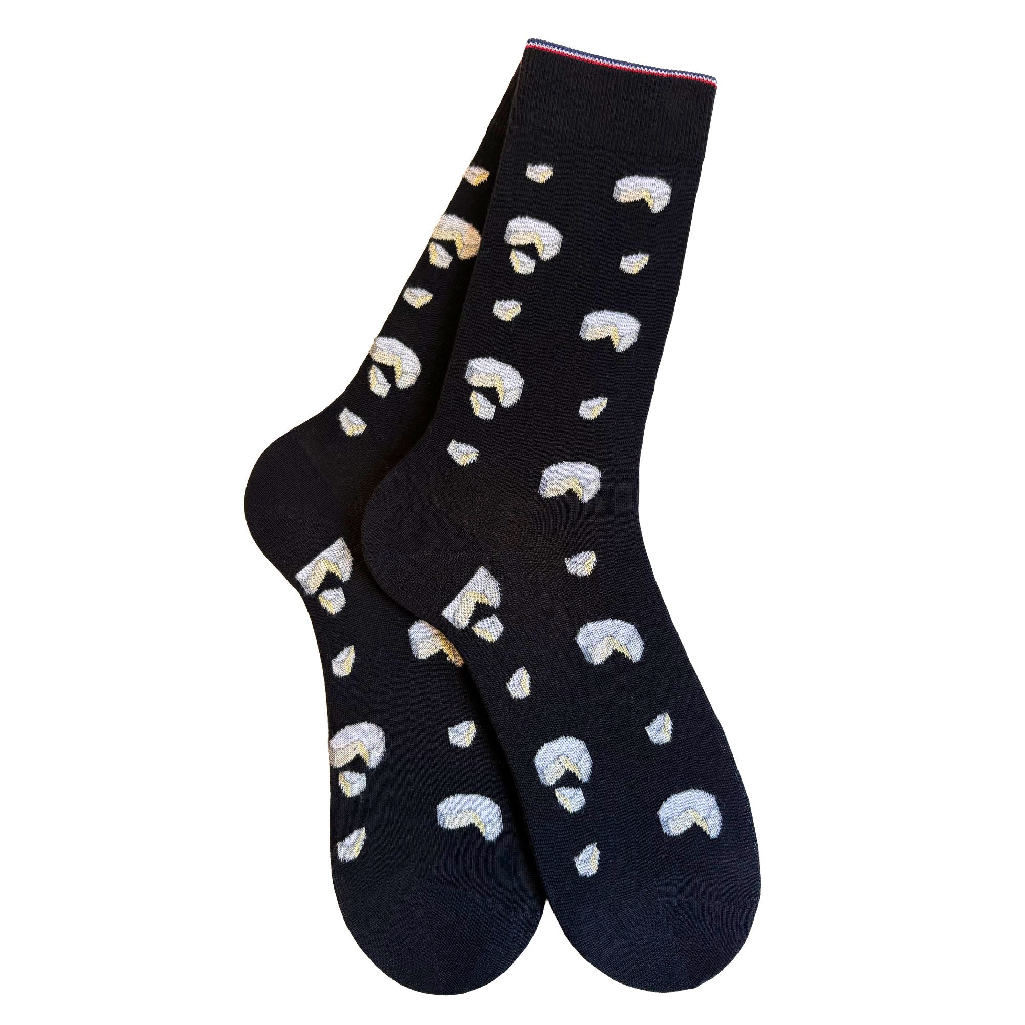 Chaussettes coton noir camembert homme