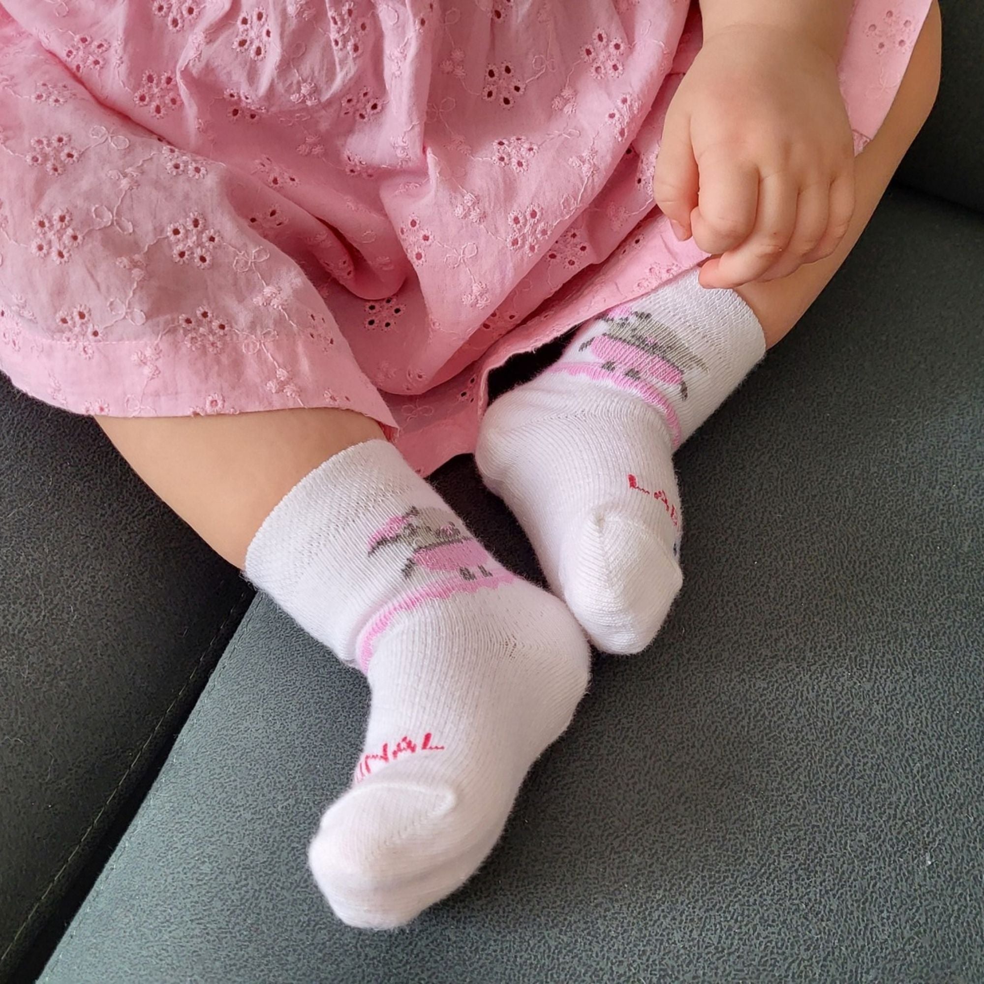 Chaussettes en coton ourson bébé