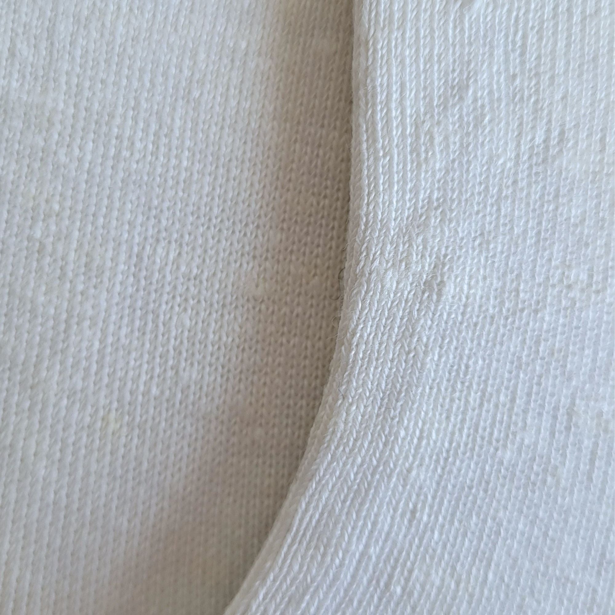 Mini-socquettes en lin blanc homme