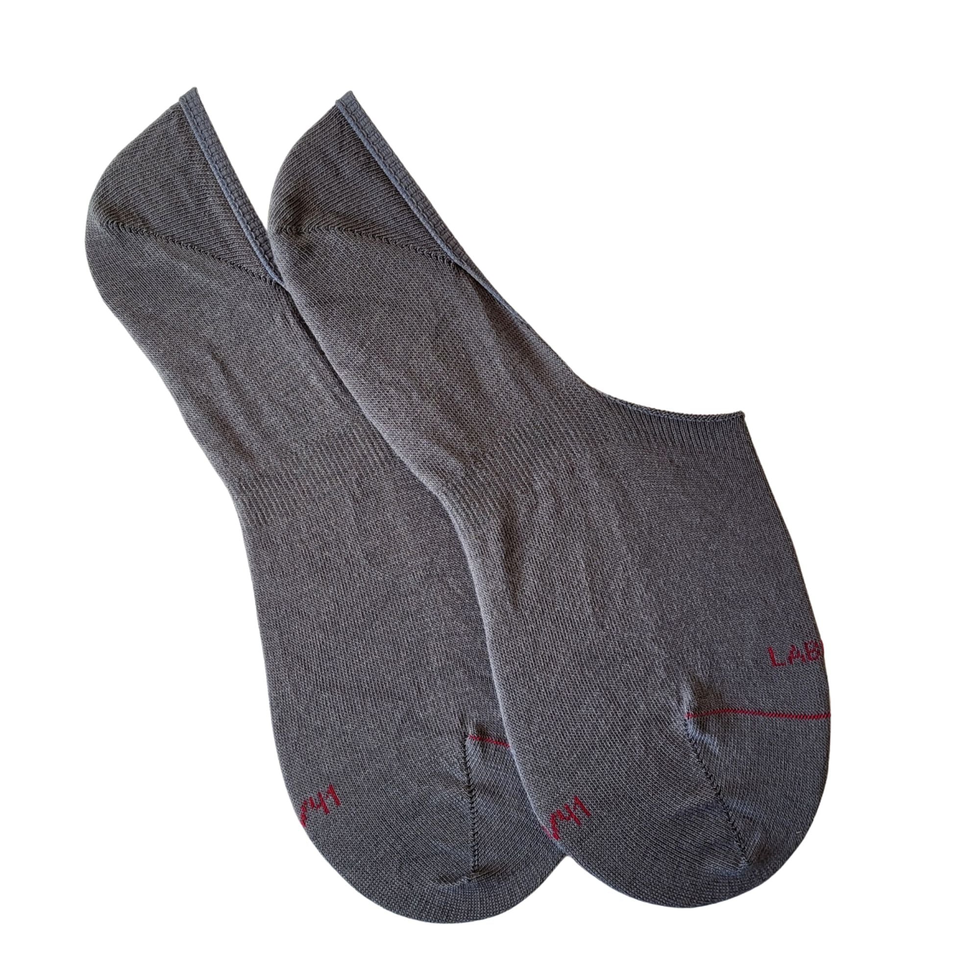 Chaussettes invisibles ardoise unies
