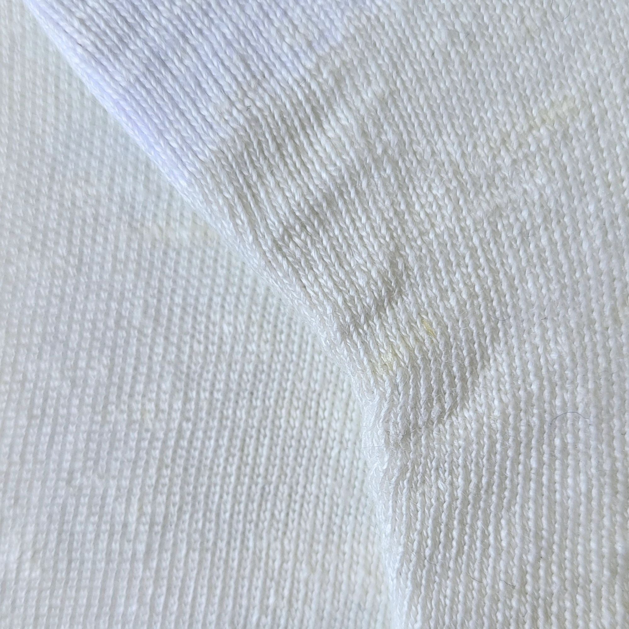 Chaussettes en lin blanc femme
