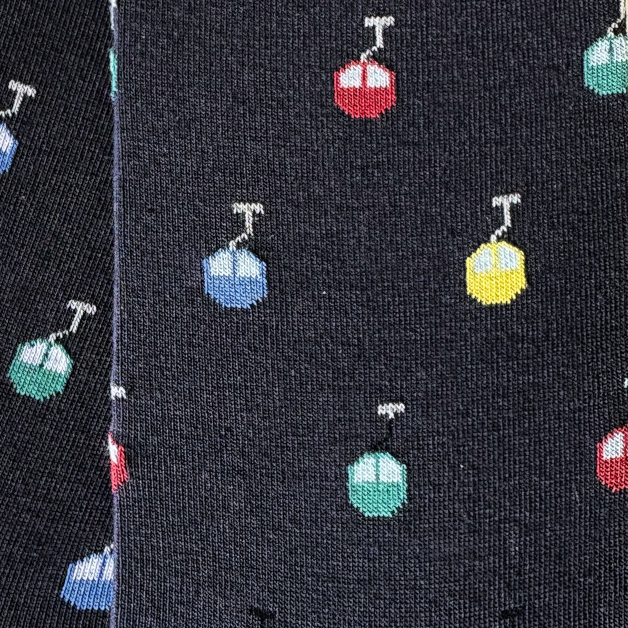 Chaussettes coton marine téléphériques homme
