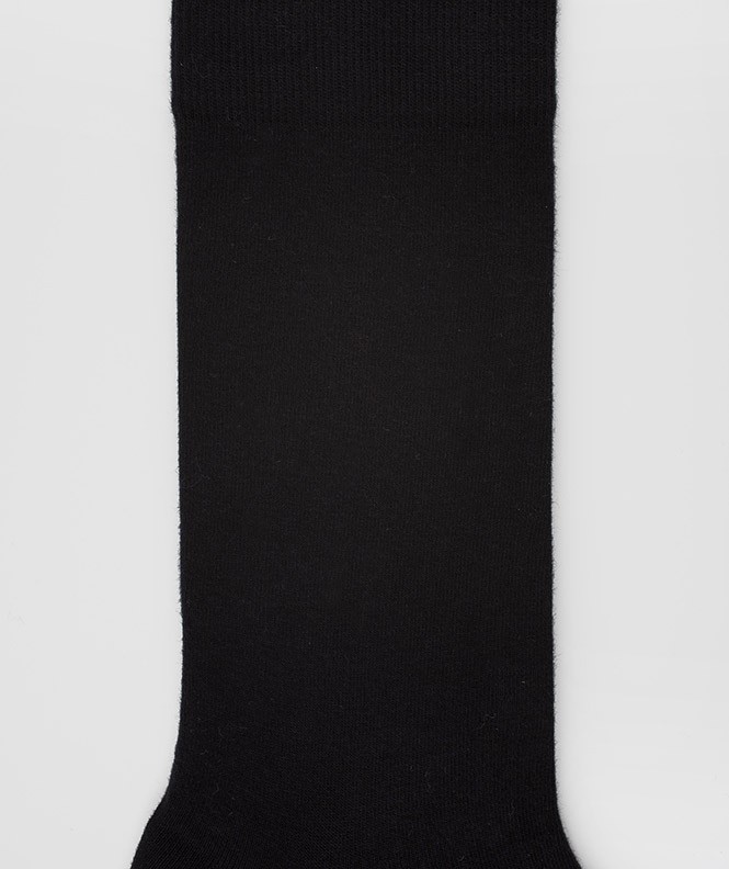 Chaussettes Jersey Coton Noir