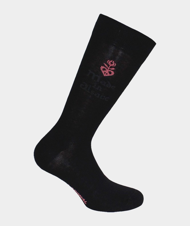 Chaussettes Made in Alsace Coton Noir