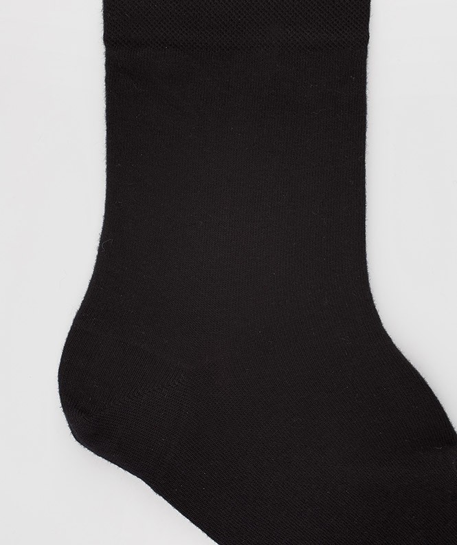 Socquettes Jersey Coton Noir