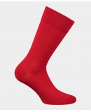 Chaussettes Unies jersey Lin Rouge