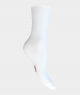 Socquettes unies jersey roulottée Viscose Blanc