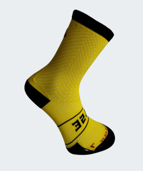 Chaussettes Pulse cyclisme Jaune
