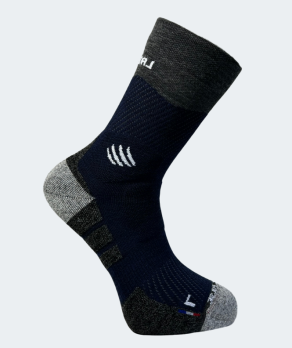 Chaussette Randonnée Laine Merinos Marine