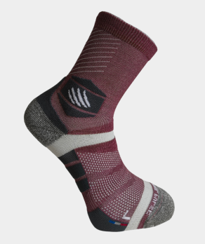 Chaussettes Trail Pulse Bordeaux