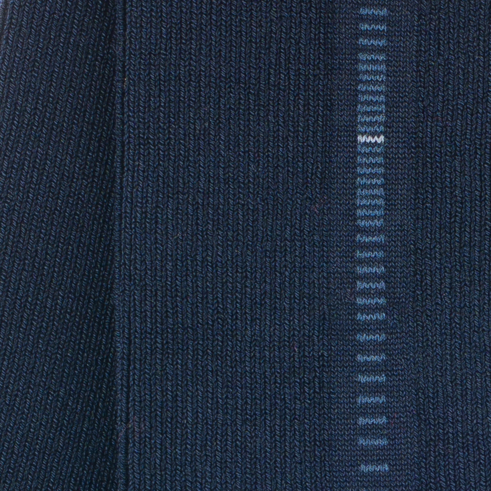 Chaussettes en fil d'écosse non comprimantes Marine - Baguette