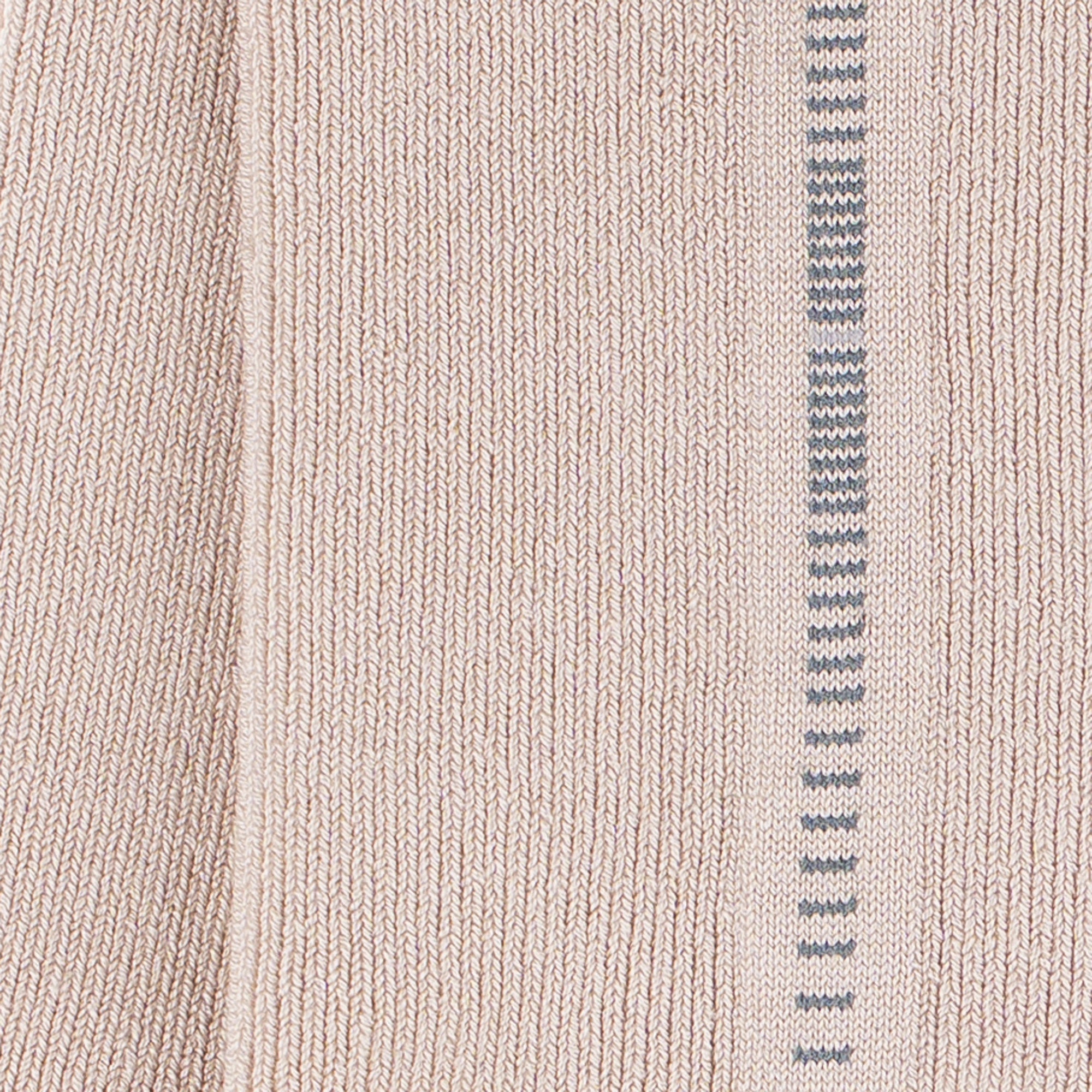 Chaussettes en fil d'écosse non comprimantes Gris clair - Baguette