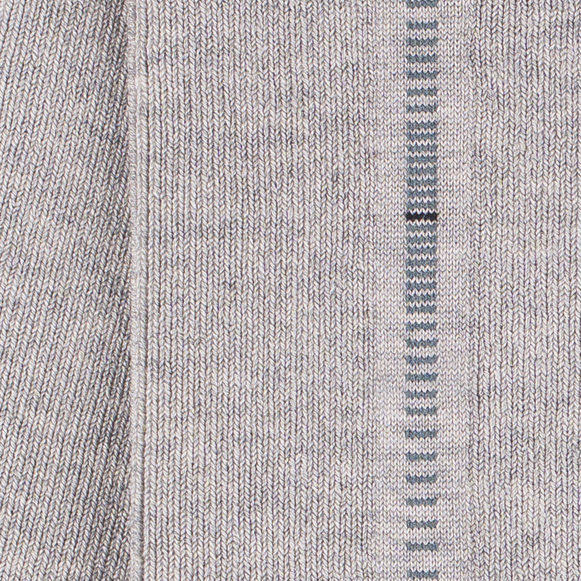Chaussettes en fil d'écosse non comprimantes Gris chiné - Baguette