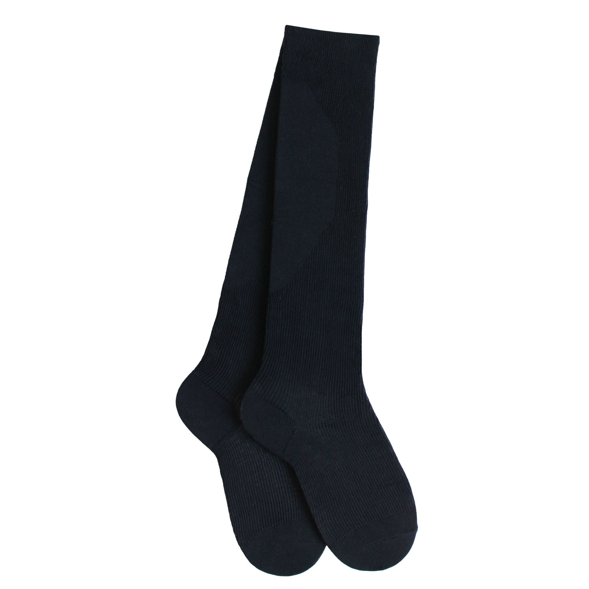 Chaussettes de contention en coton Noir