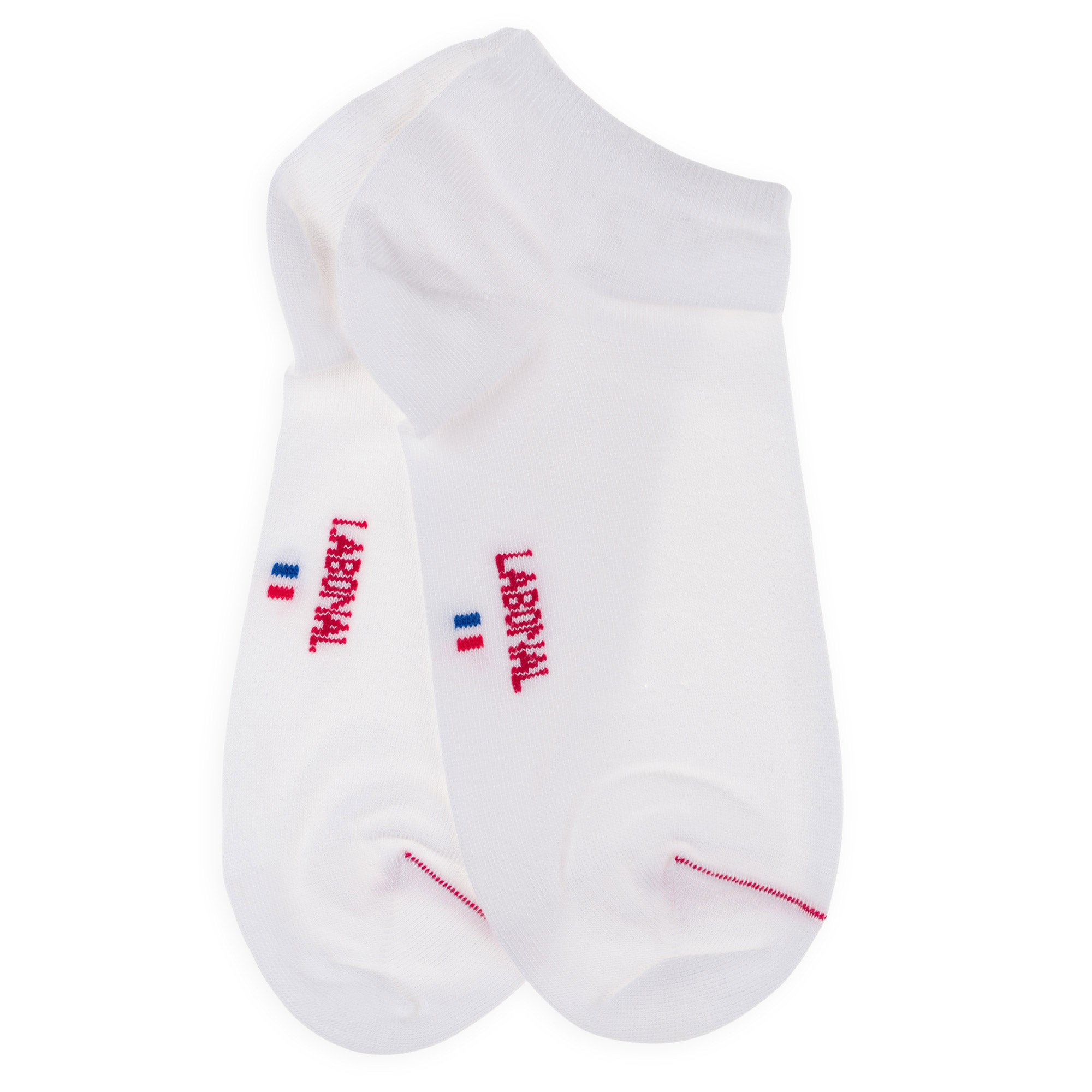 Mini-socquettes running bouclette semelle coolmax Blanc