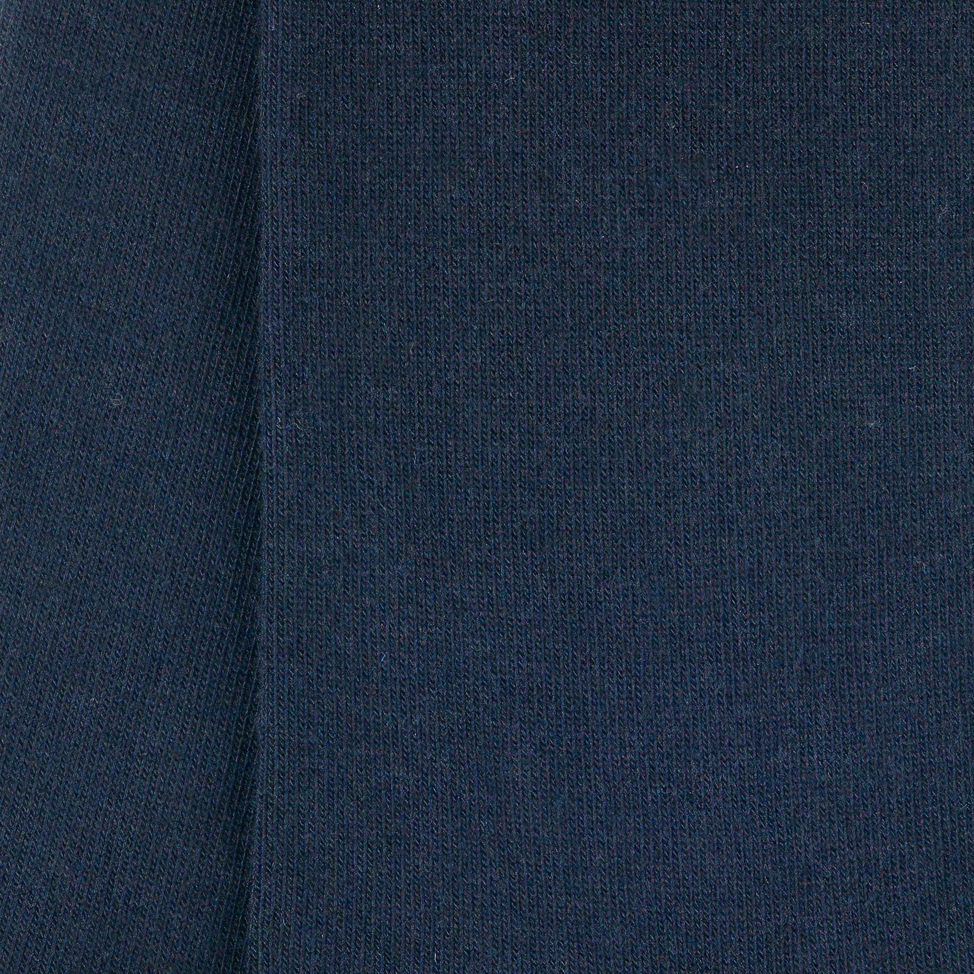 Chaussettes en coton Marine - Unies jersey