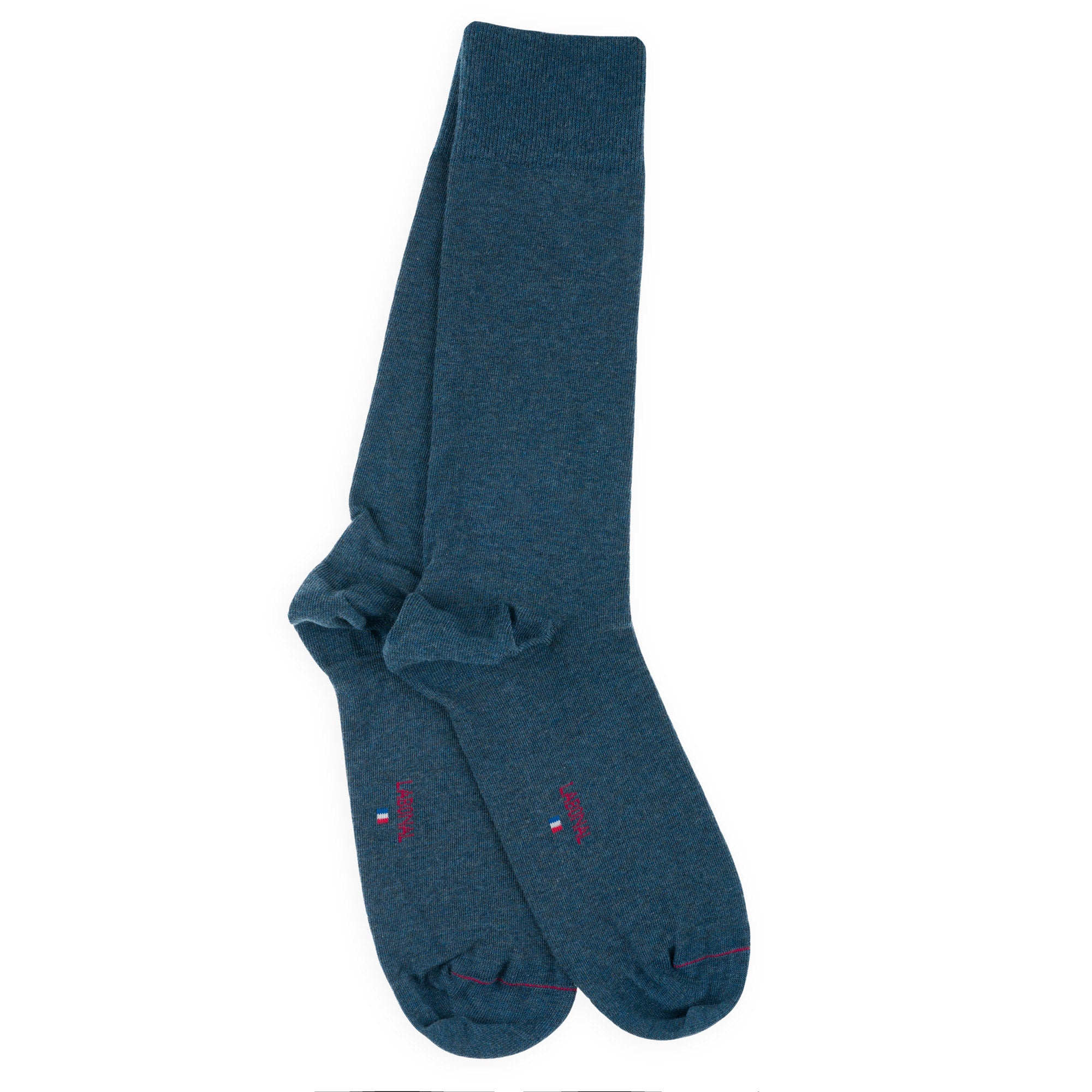 Chaussettes en coton Bleu jean - Unies jersey